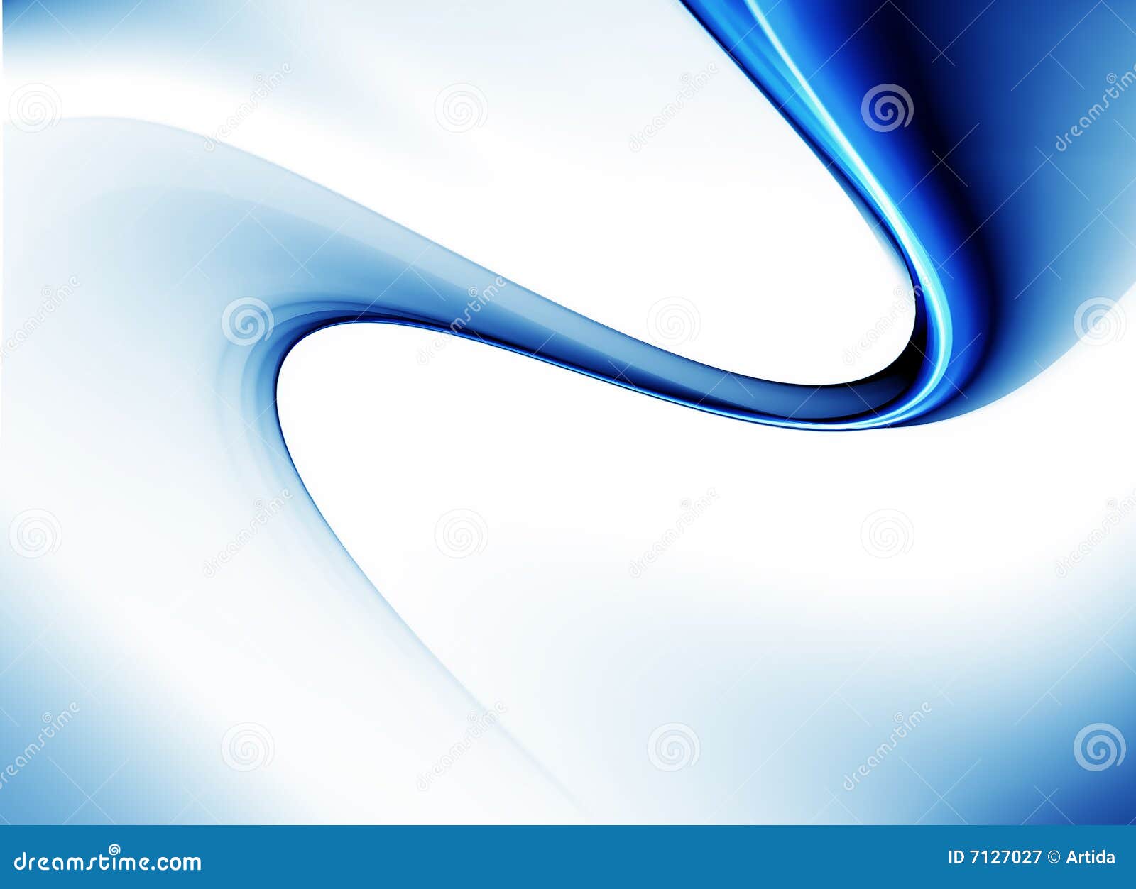 Blue Motion, Flowing Energy Stock Illustration Illustration of blue