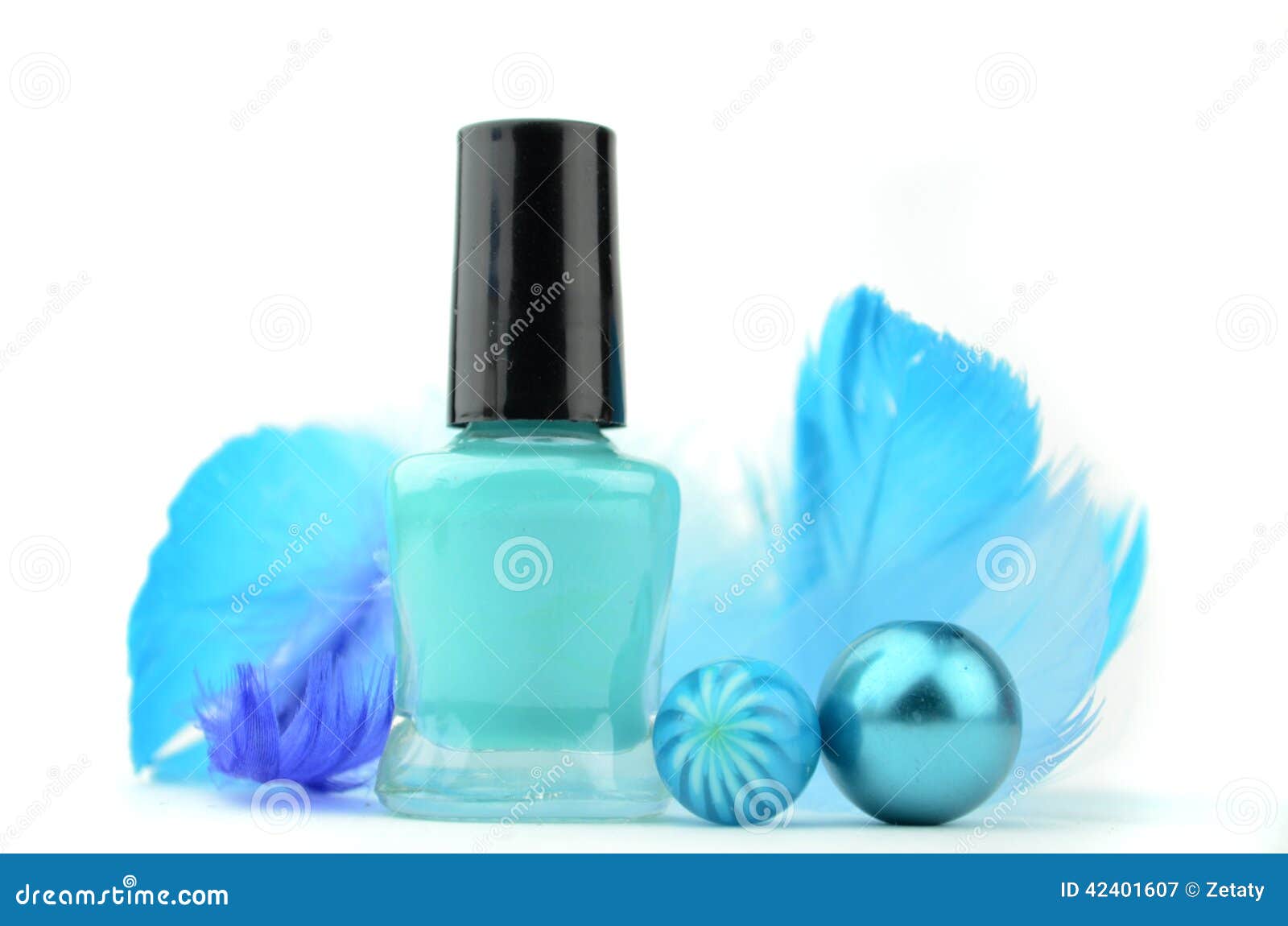 Blue Nail Polish Bottle stock image. Image of design 42401607