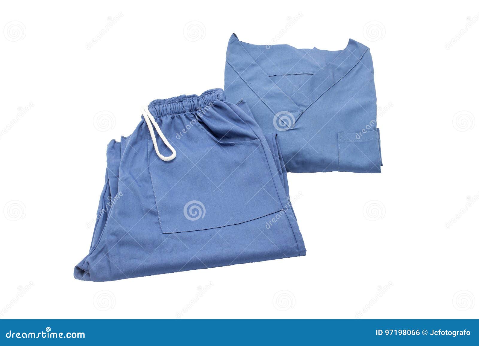 Blue nurse uniform stock photo. Image of white, shelf - 97198066