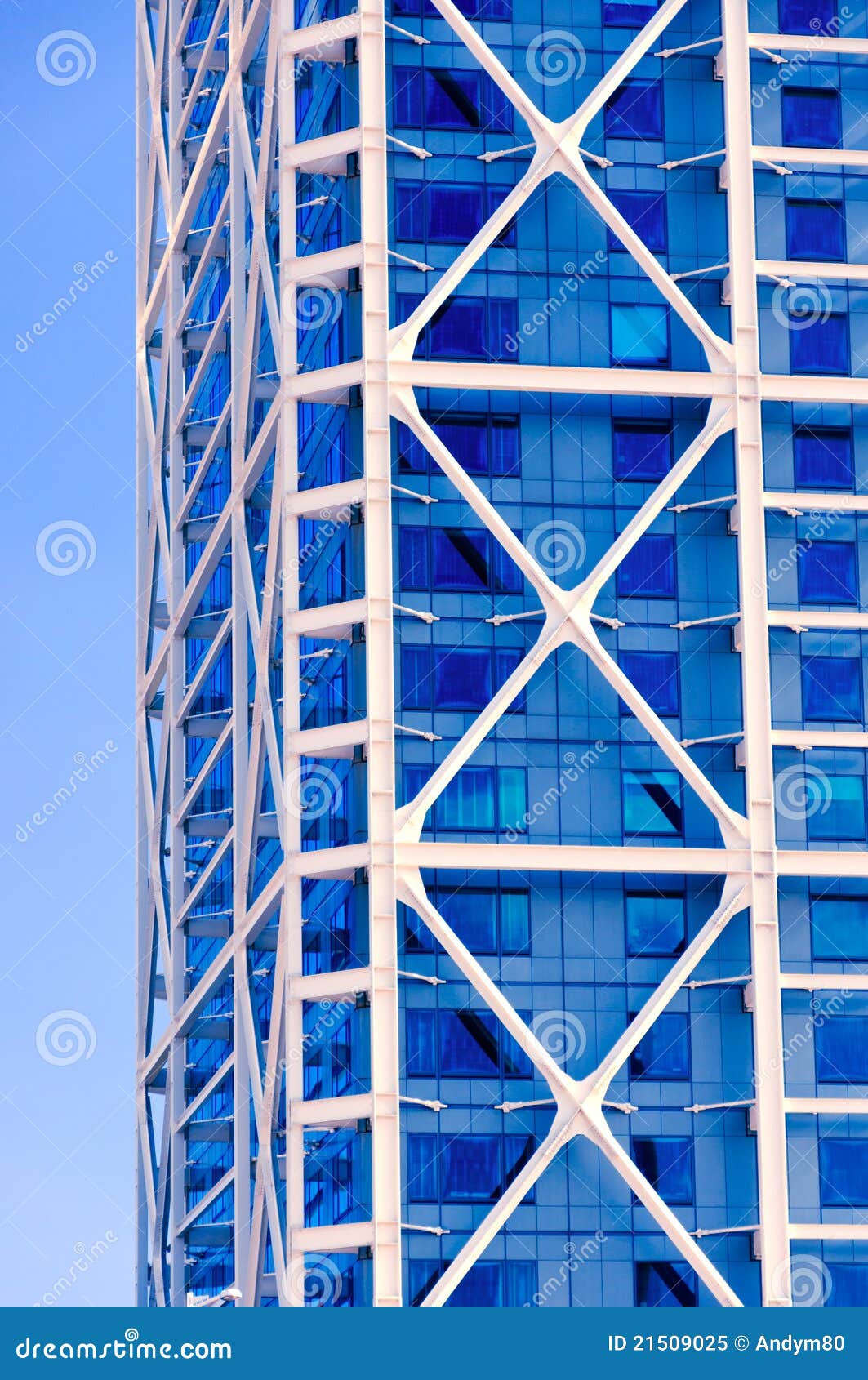 Blue office building stock image. Image of modern, house - 21509025