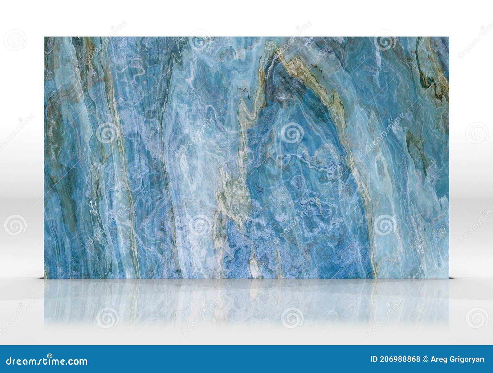 Blue Onyx Marble Texture Background Stock Image