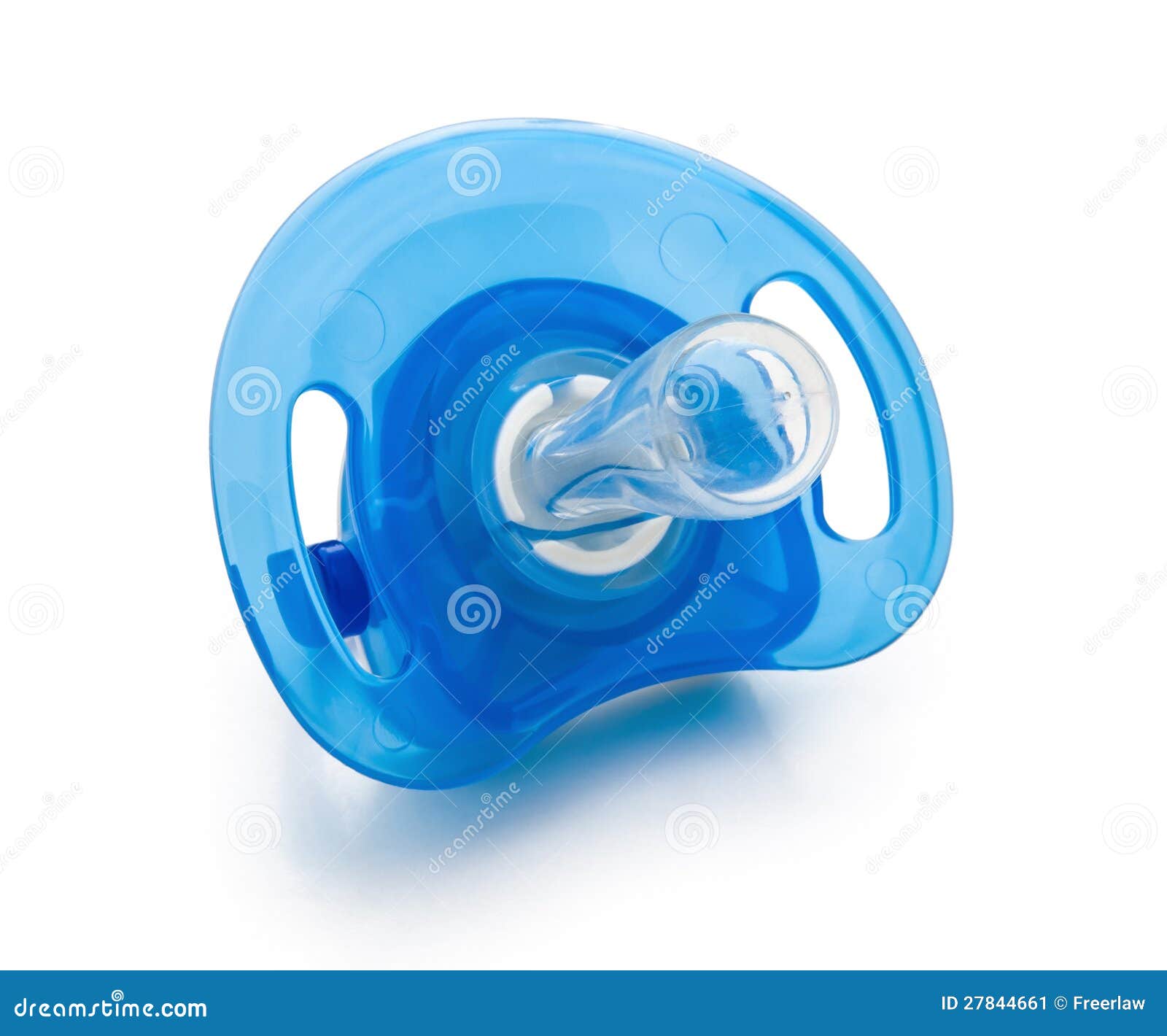 Blue pacifier isolated stock image. Image of isolated - 27844661