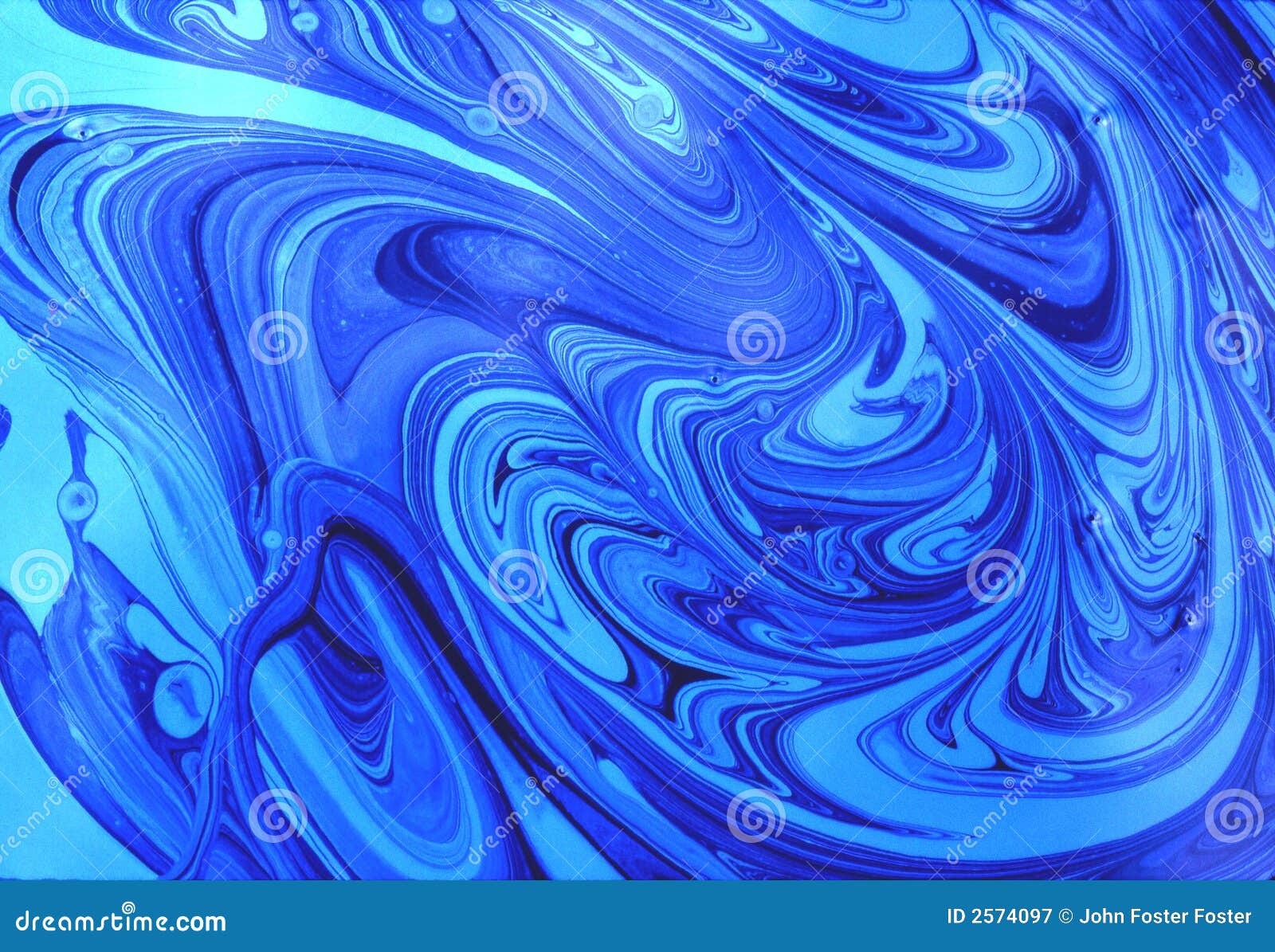 Blue Paint Swirls stock image. Image of fractal, chaos - 2574097