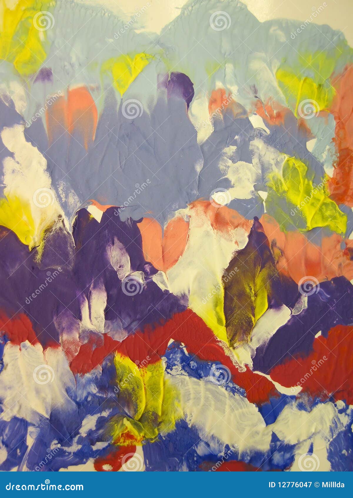 Blue painted abstract stock illustration. Illustration of colors 12776047