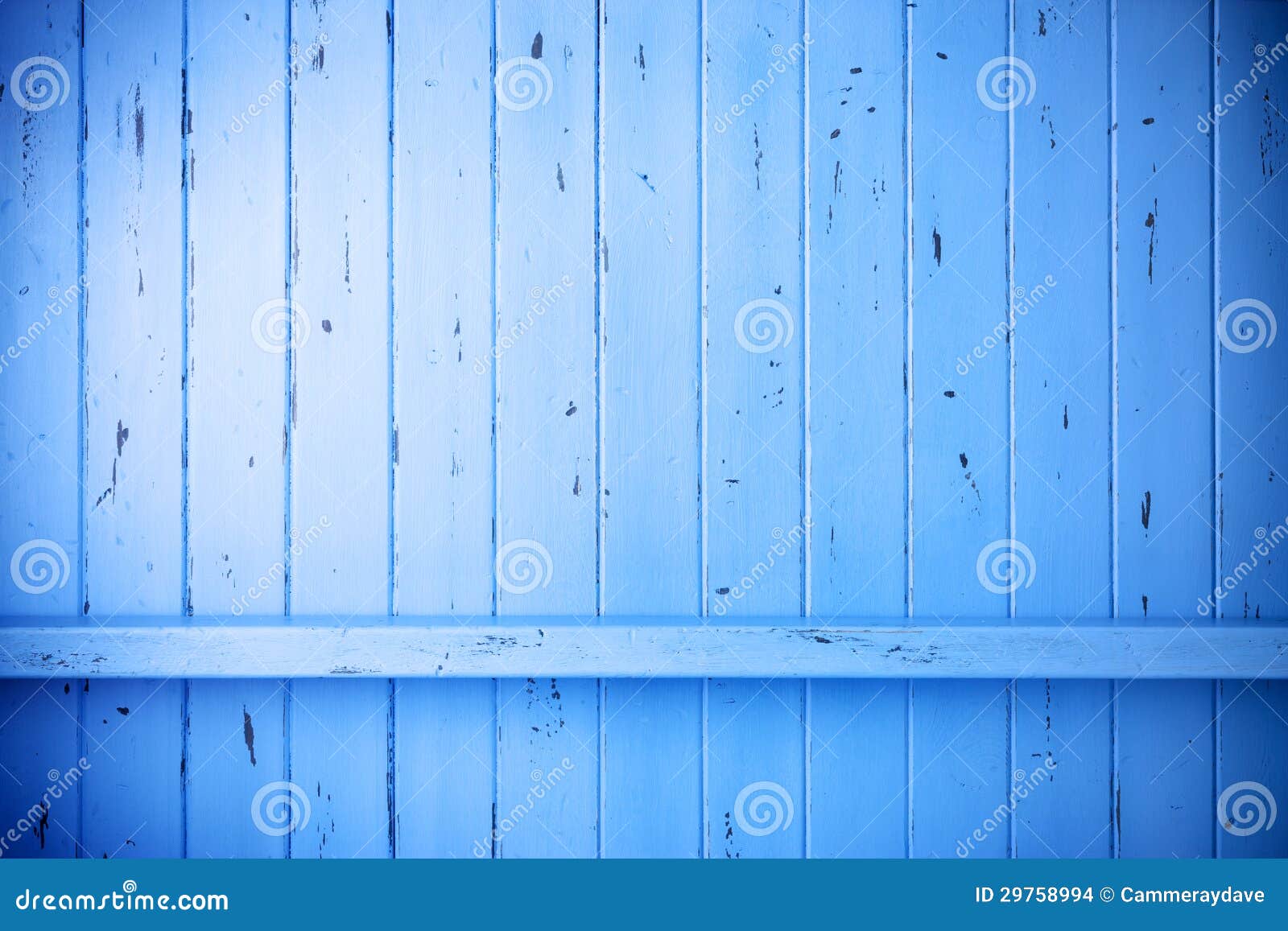 blue painted wood rustic background