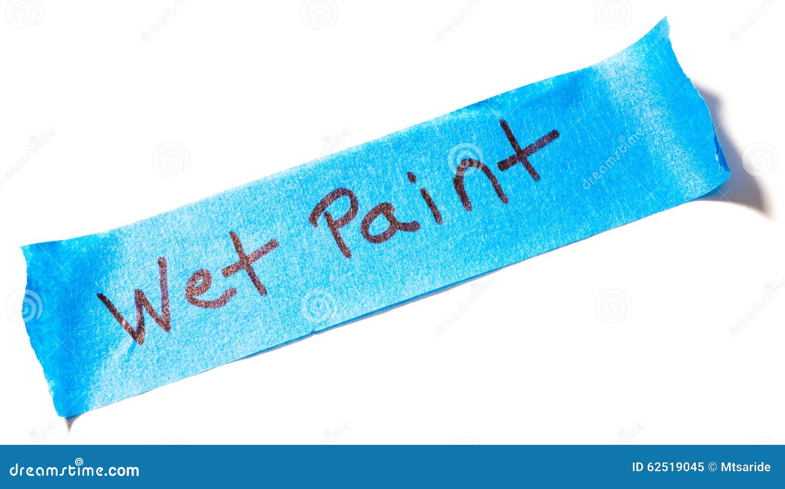 Blue Painters Tape on White Stock Image - Image of painters, tape: 62519045