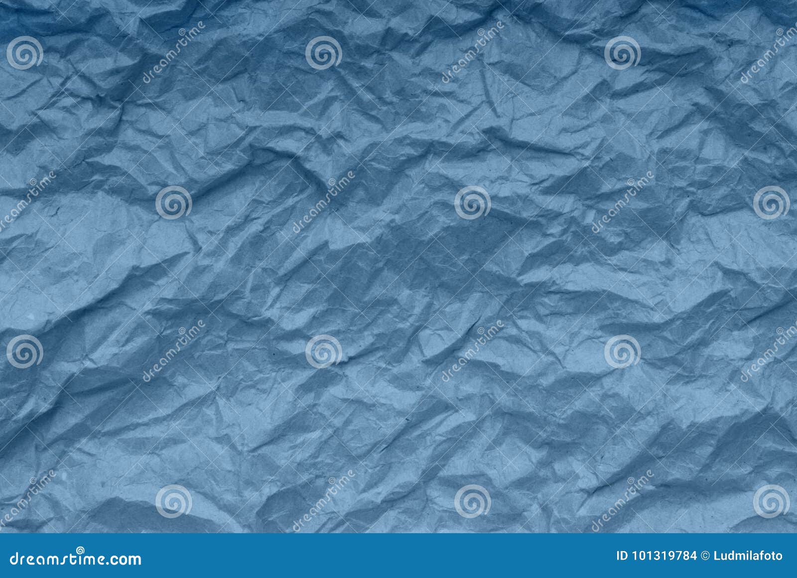 Blue Paper Backgrounds, Creative Texture, Crumpled Packaging Pap Stock