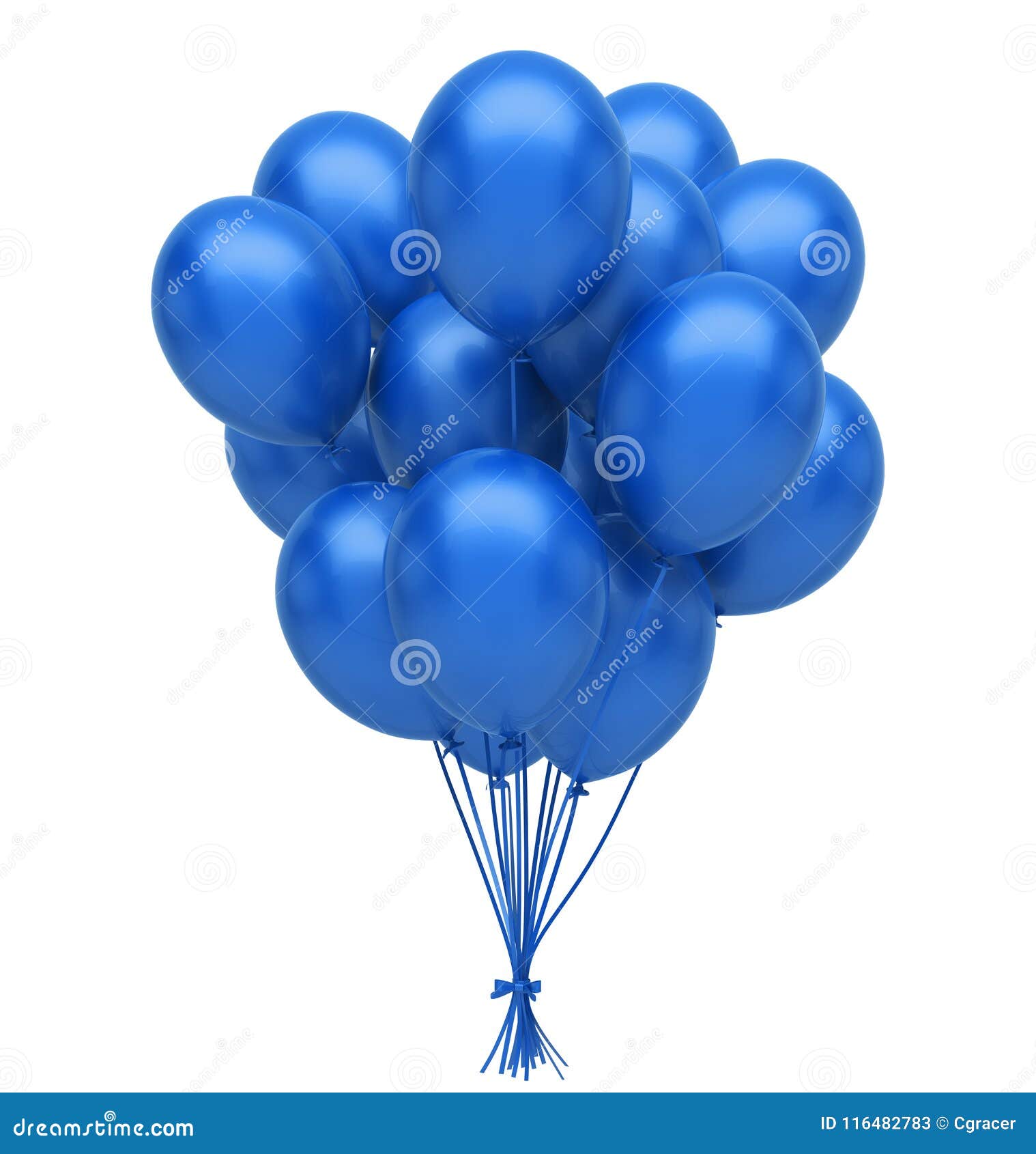 Blue Balloons Illustrations & Vectors