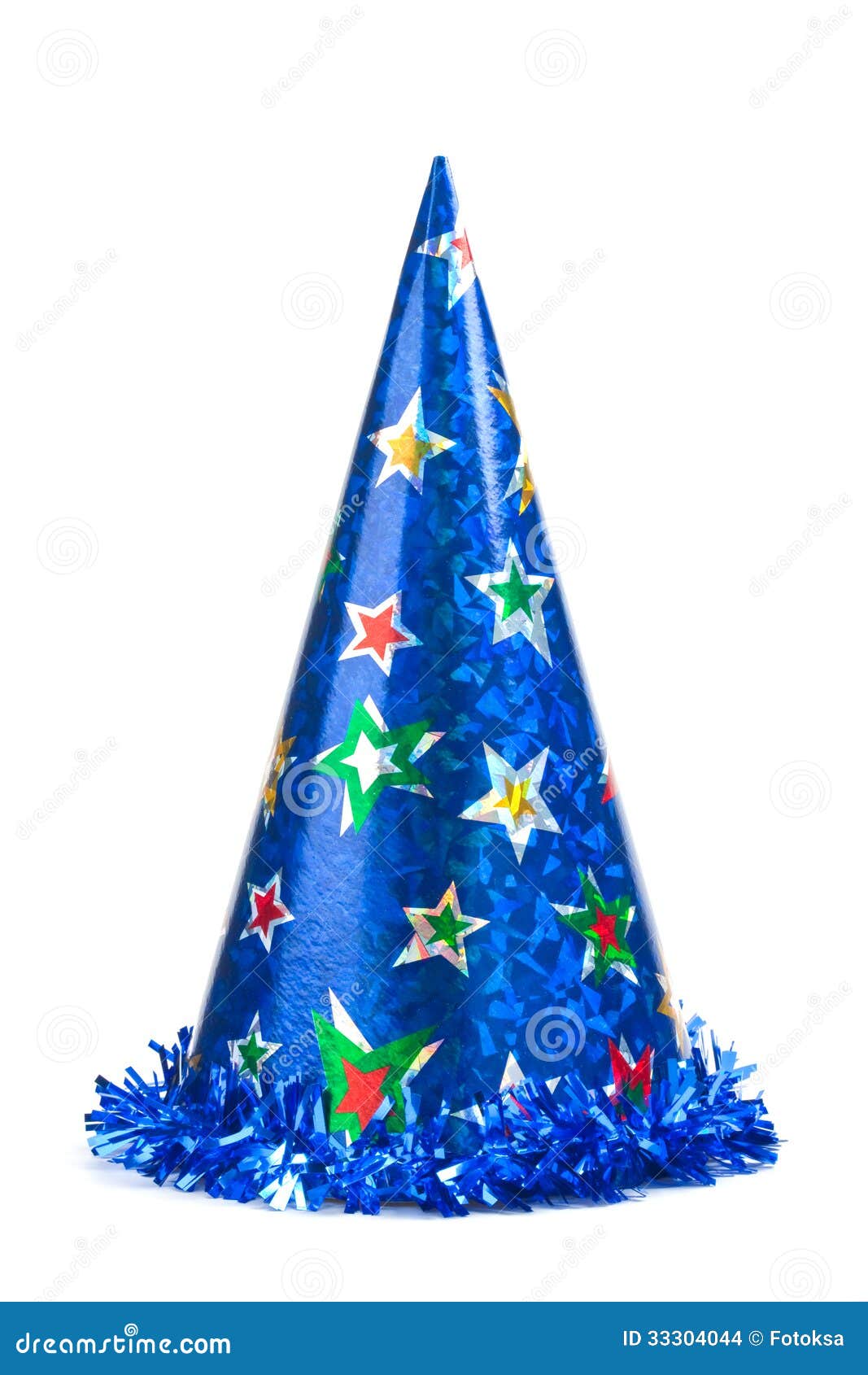 Blue party hat stock photo. Image of events, color, blue - 33304044