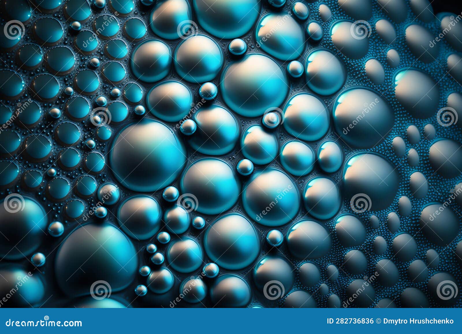 Blue Pearl Background. Color Bubbles. Pearl Background Stock Illustration Illustration of