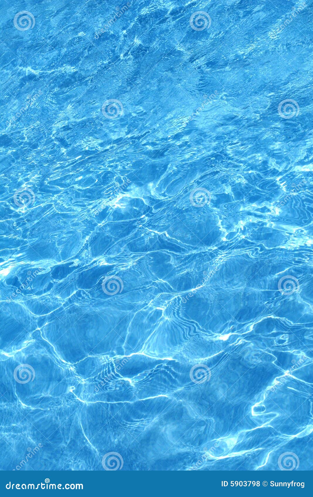 blue pellucid water