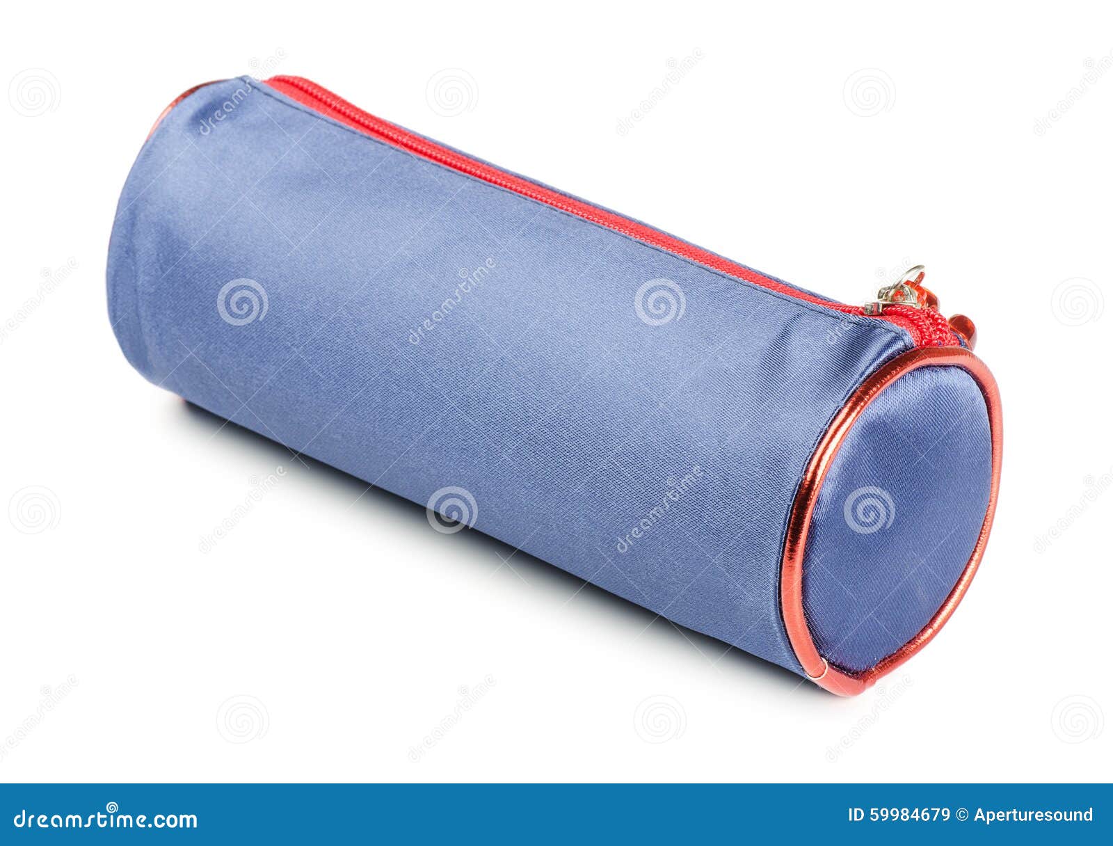 Blue pencilcase stock image. Image of case, closed, pencil 59984679