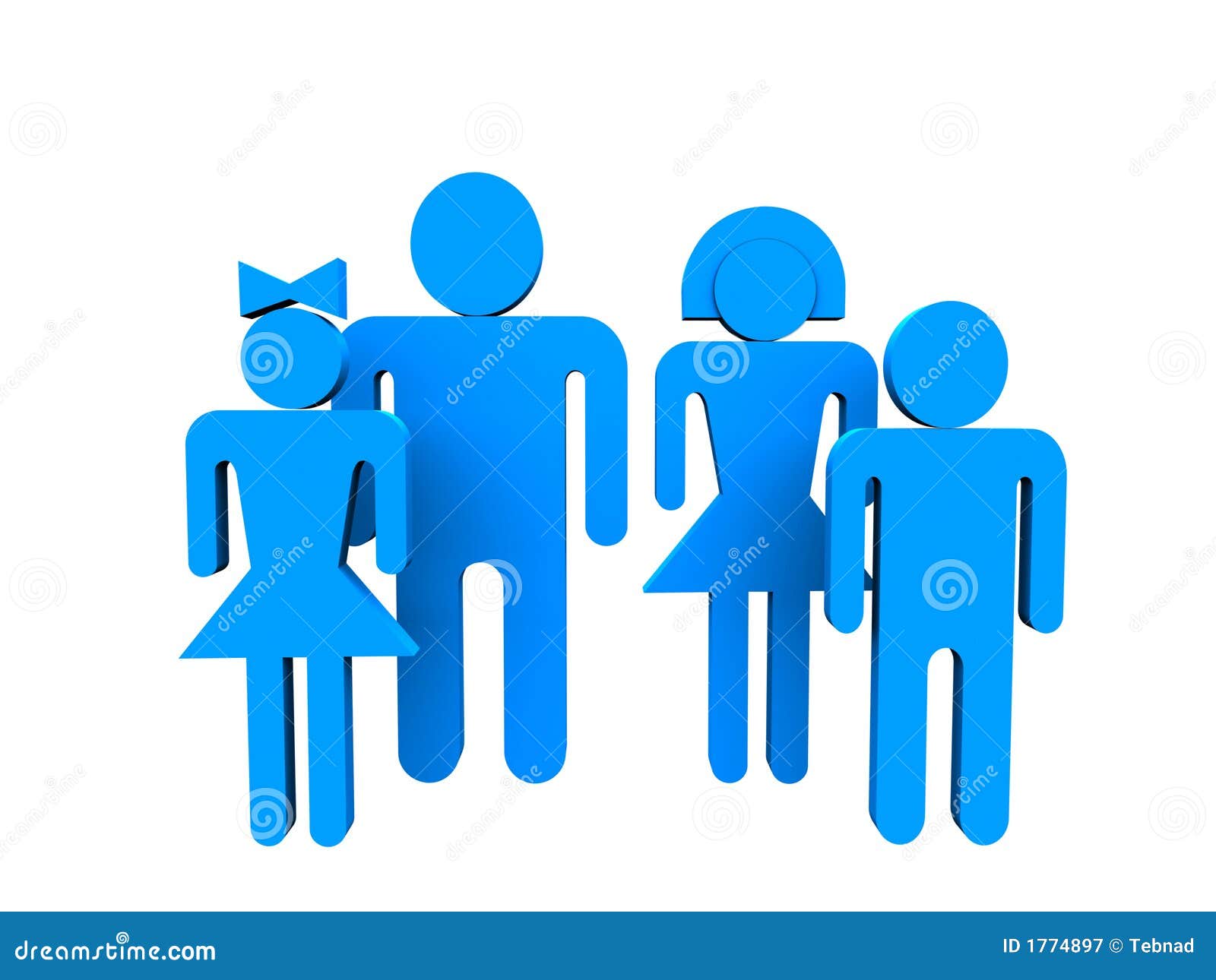 people icons blue