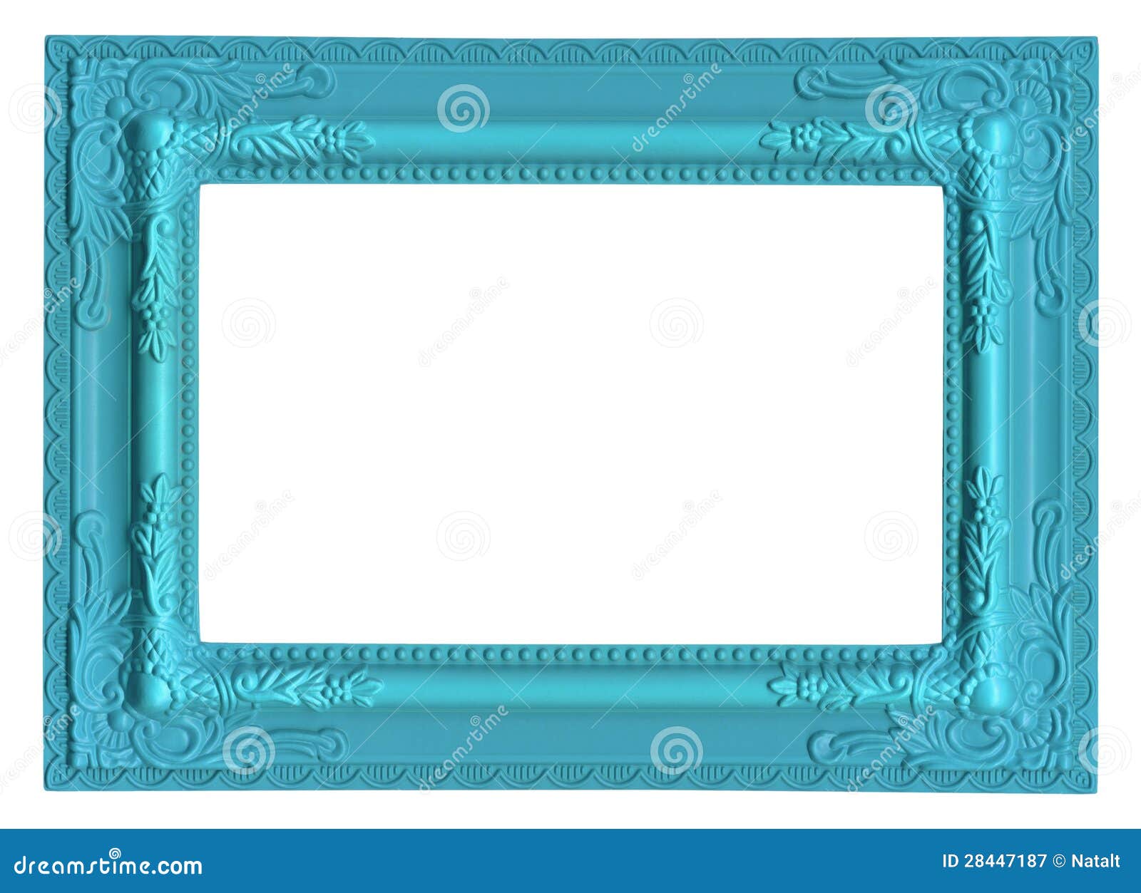 Blue picture frame stock image. Image of empty, photograph 28447187