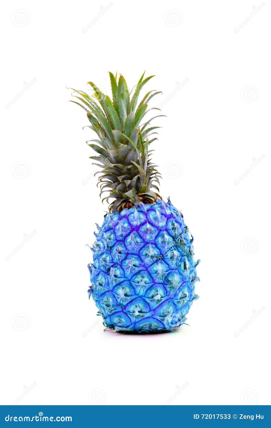 Blue pineapple stock image. Image of food, vitamin, fruit - 72017533