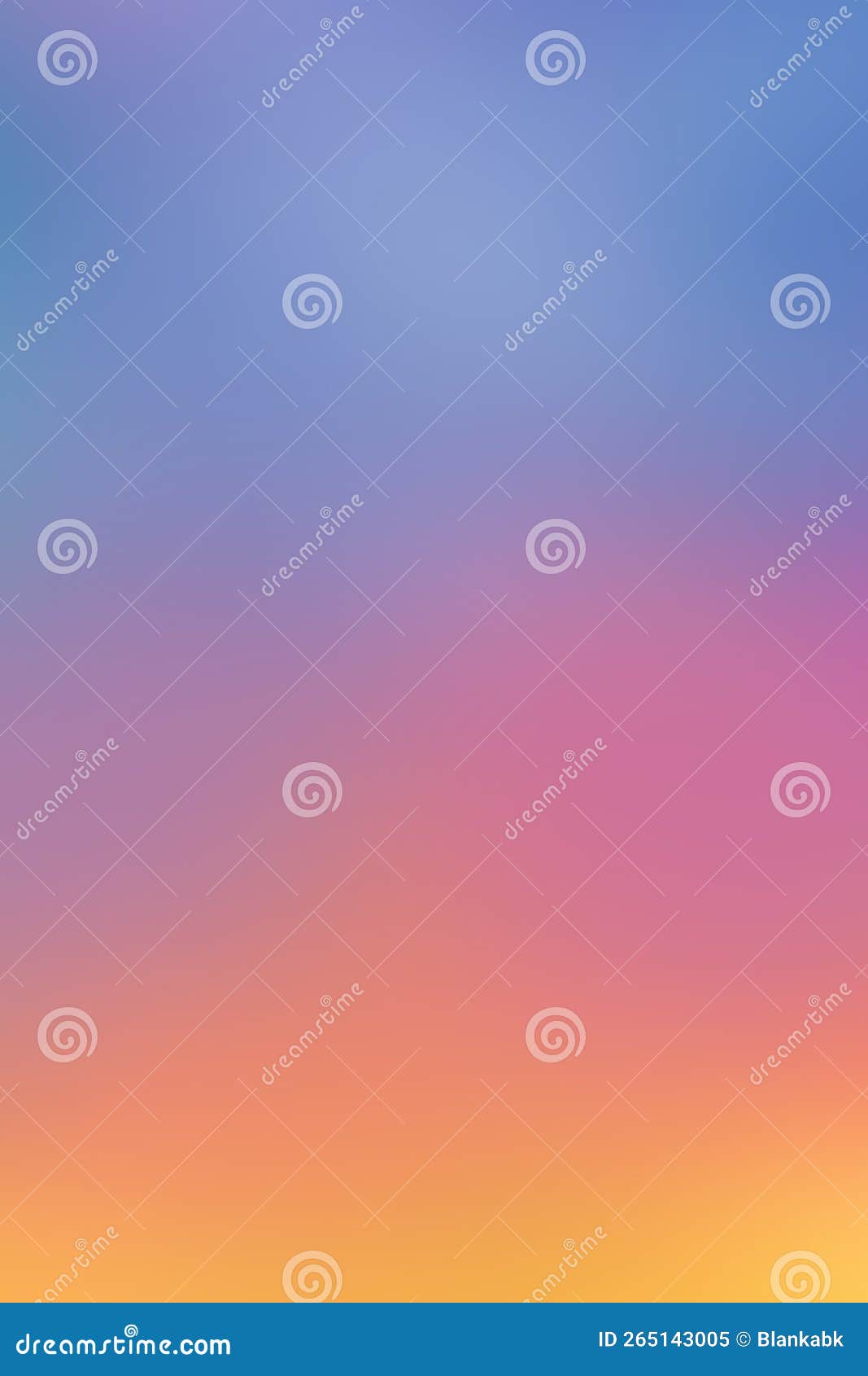 Blue Pink and Orange Soft Gradient Background Image Stock Illustration