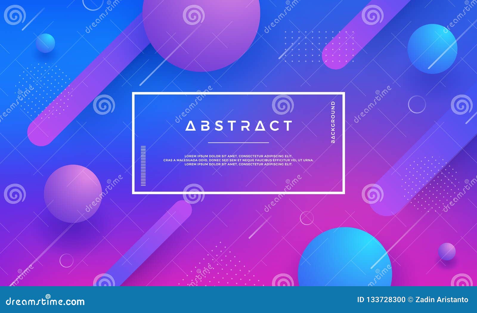 blue, pink, purple modern geometric abstract  background with trendy gradient color