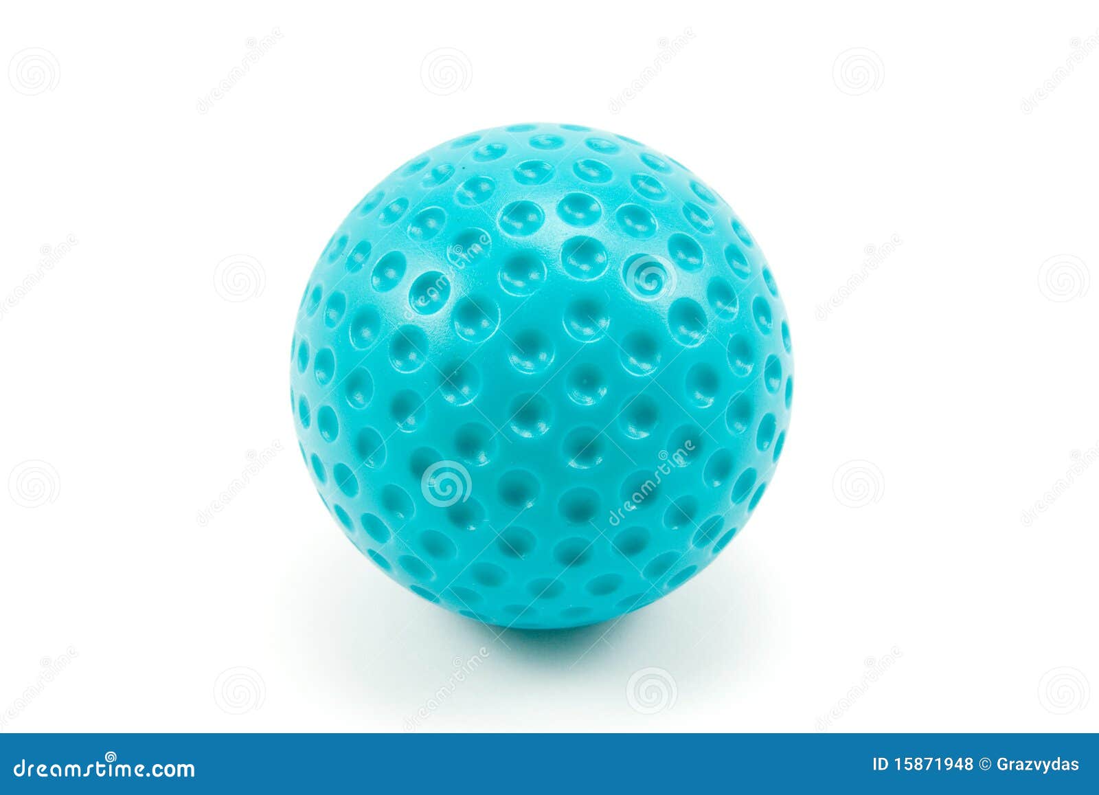 Blue plastic ball stock photo. Image of game, form, single 15871948