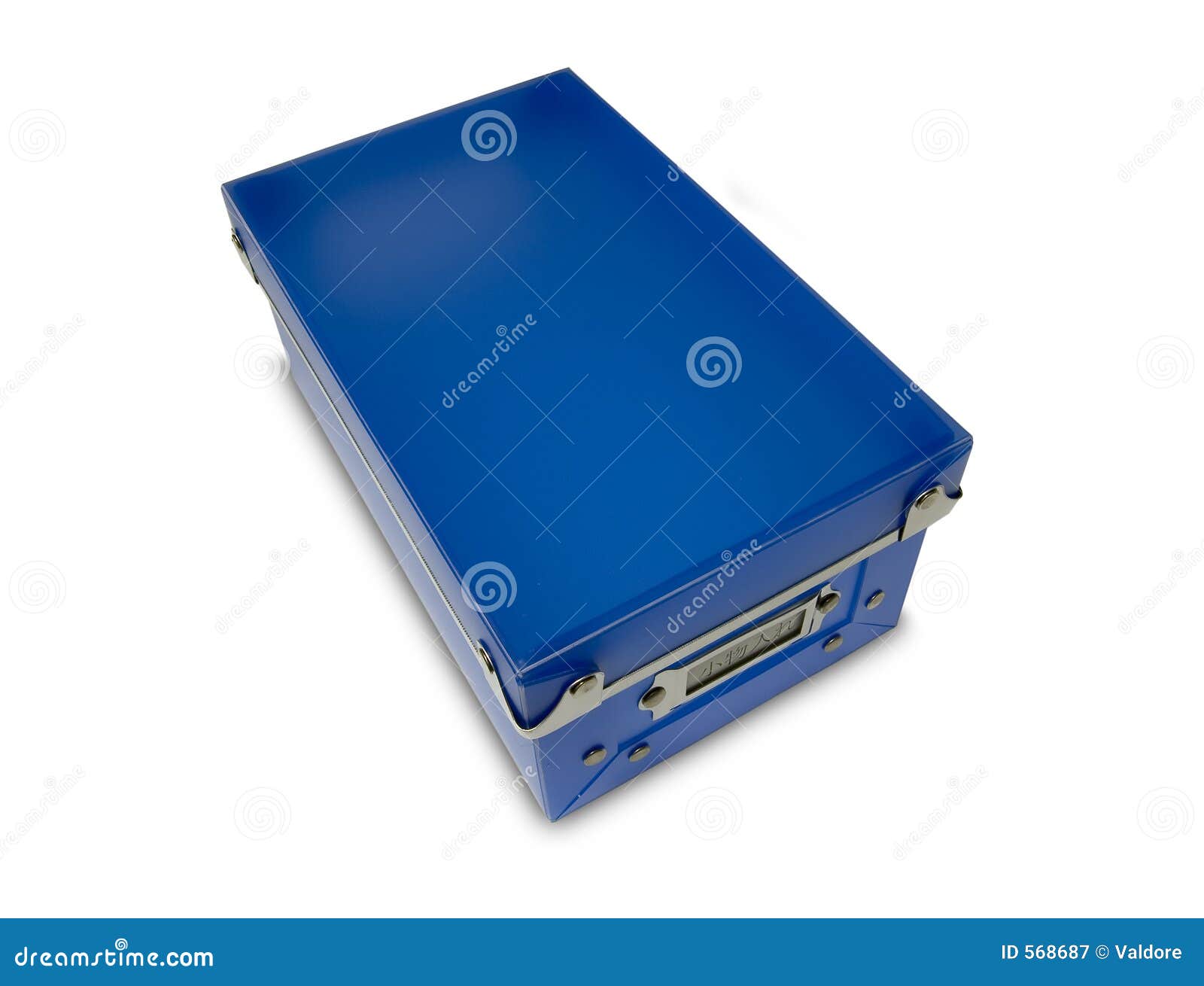 blue plastic box