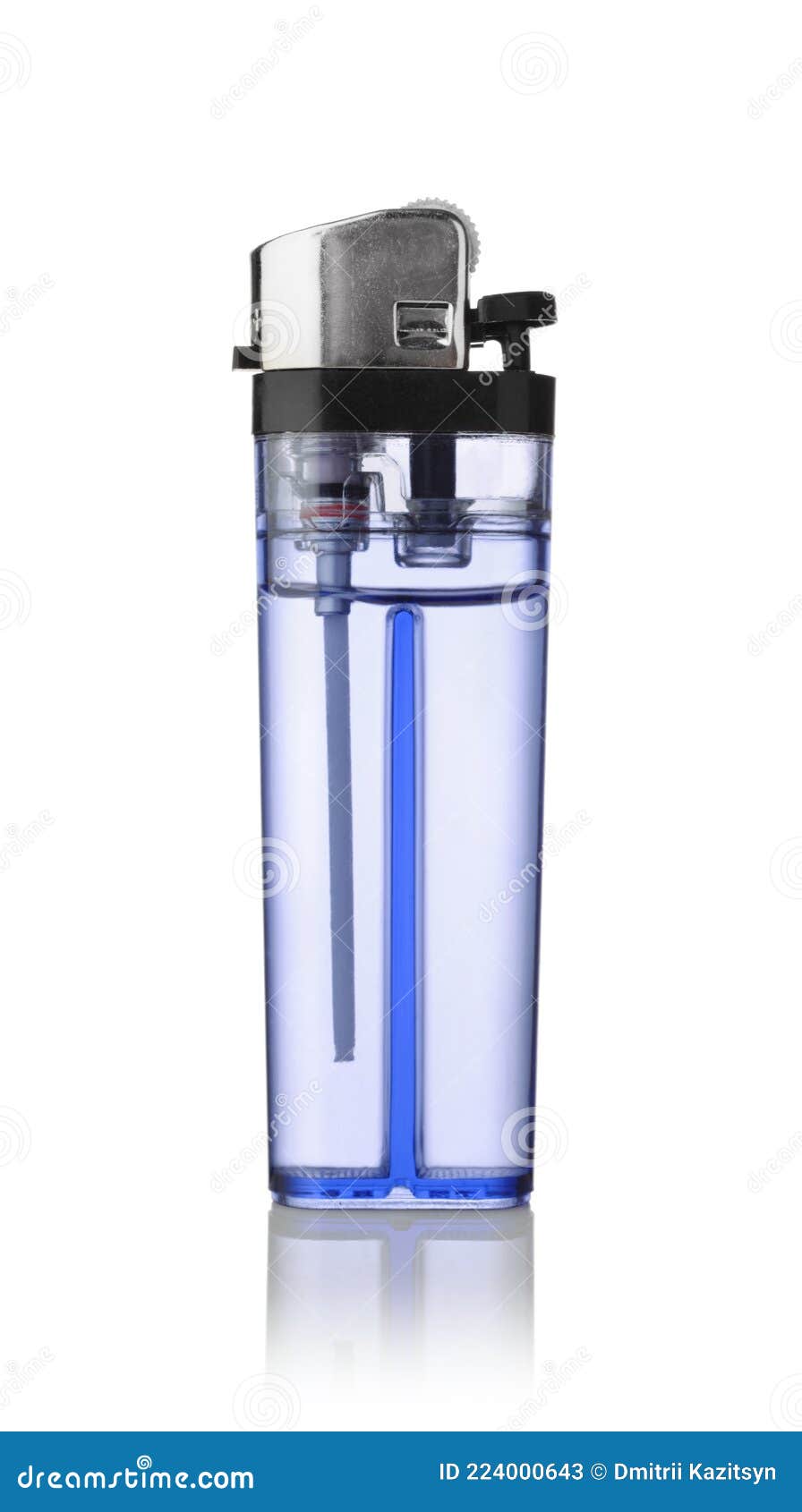 Disposable Cigarette Lighter Isolated Stock Image Image of flicker