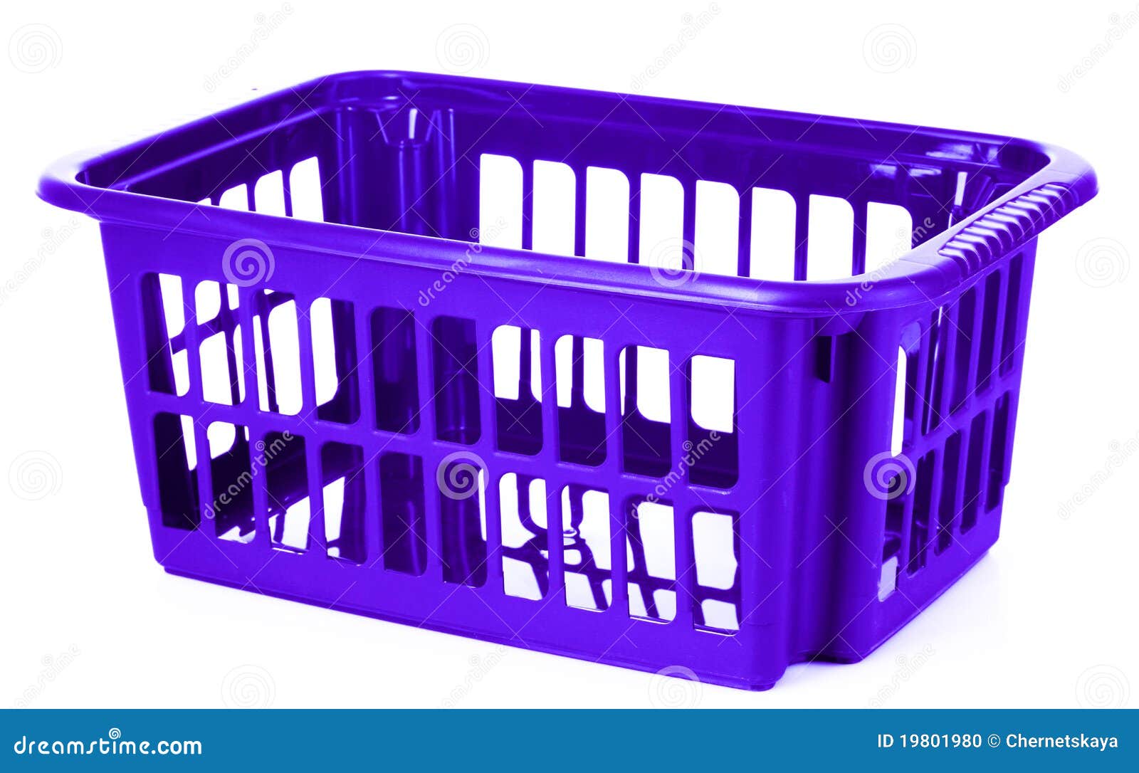 Blue plastic storage box stock photo. Image of colourful 19801980