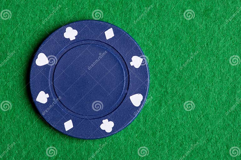 Blue Poker Chip stock image. Image of lucky, chance, addiction 6952827