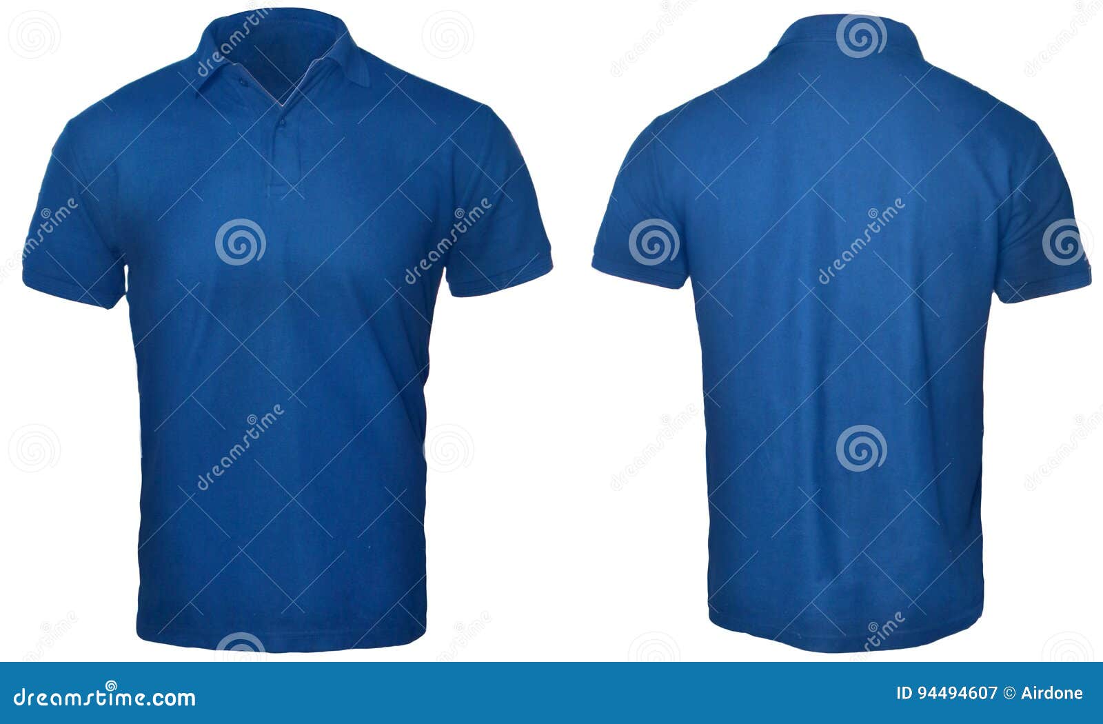 Download Blue Polo Shirt Mock up stock image. Image of cyan, short ...