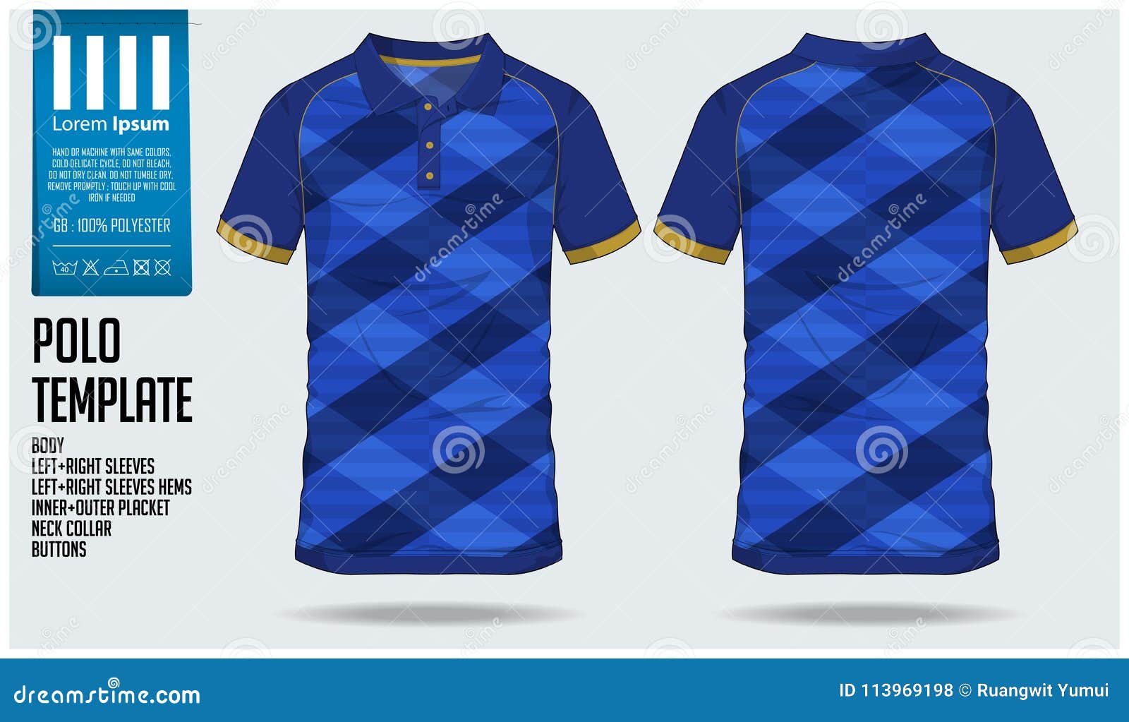 Download Polo T Shirt Sport Design Template For Soccer Jersey ...