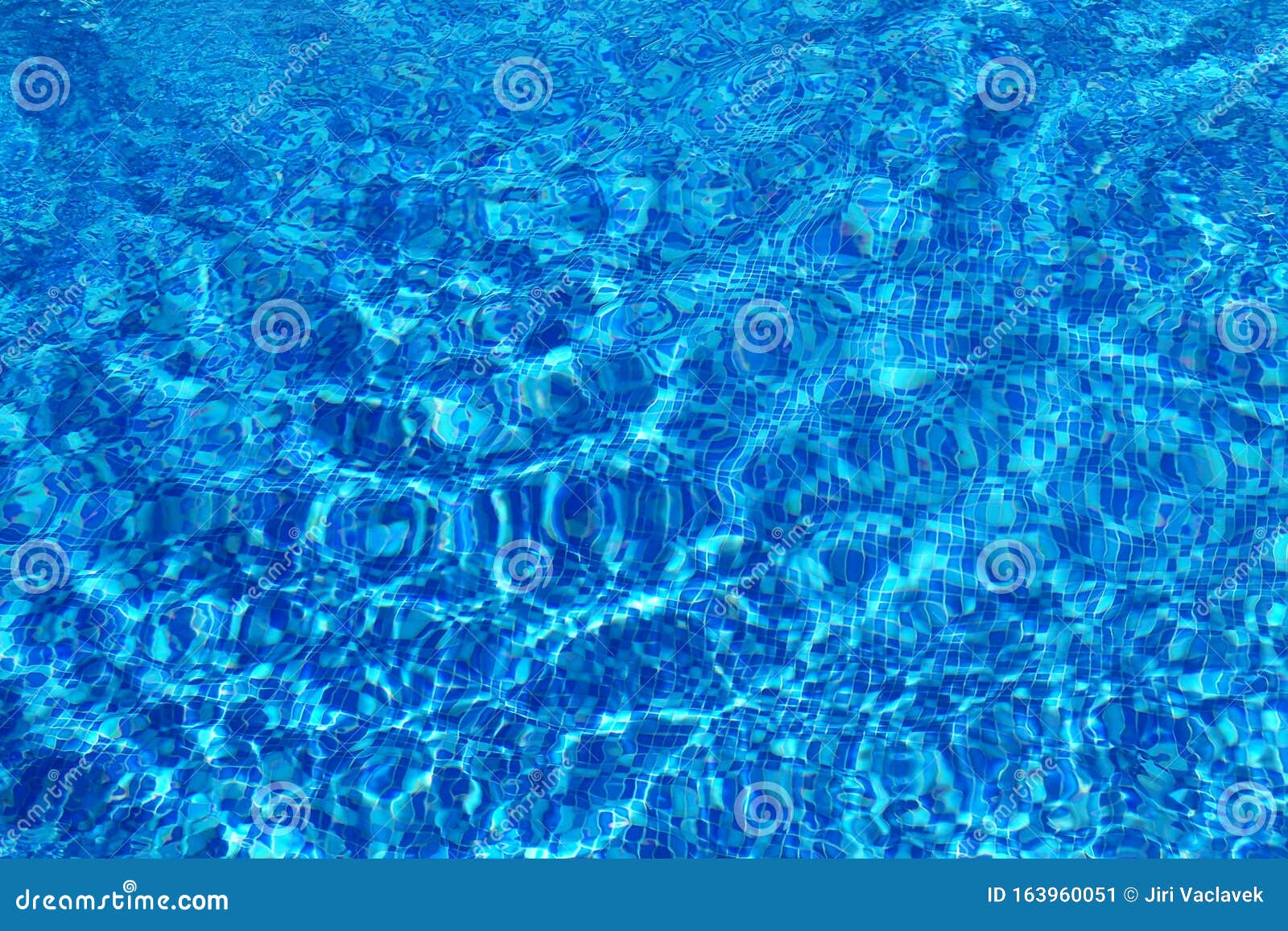 Blue pool water texture stock image. Image of wallpaper 163960051