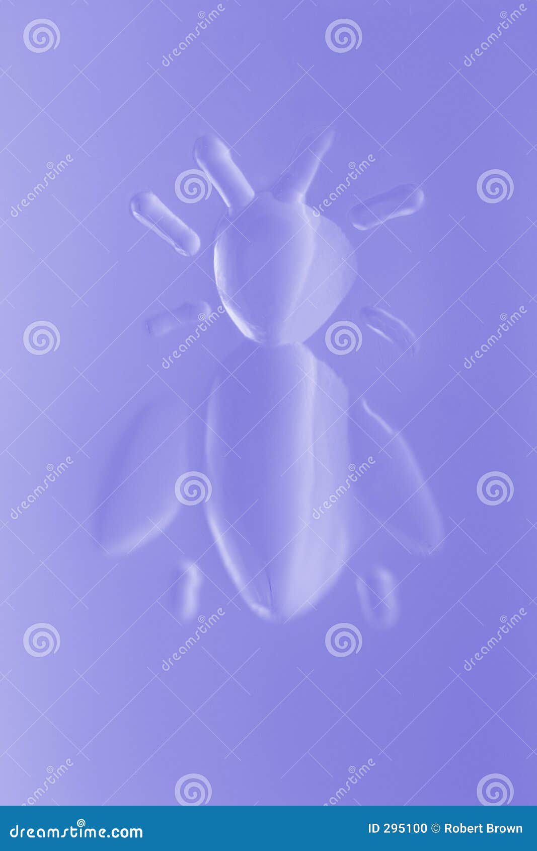 blue pressed glass honey bee