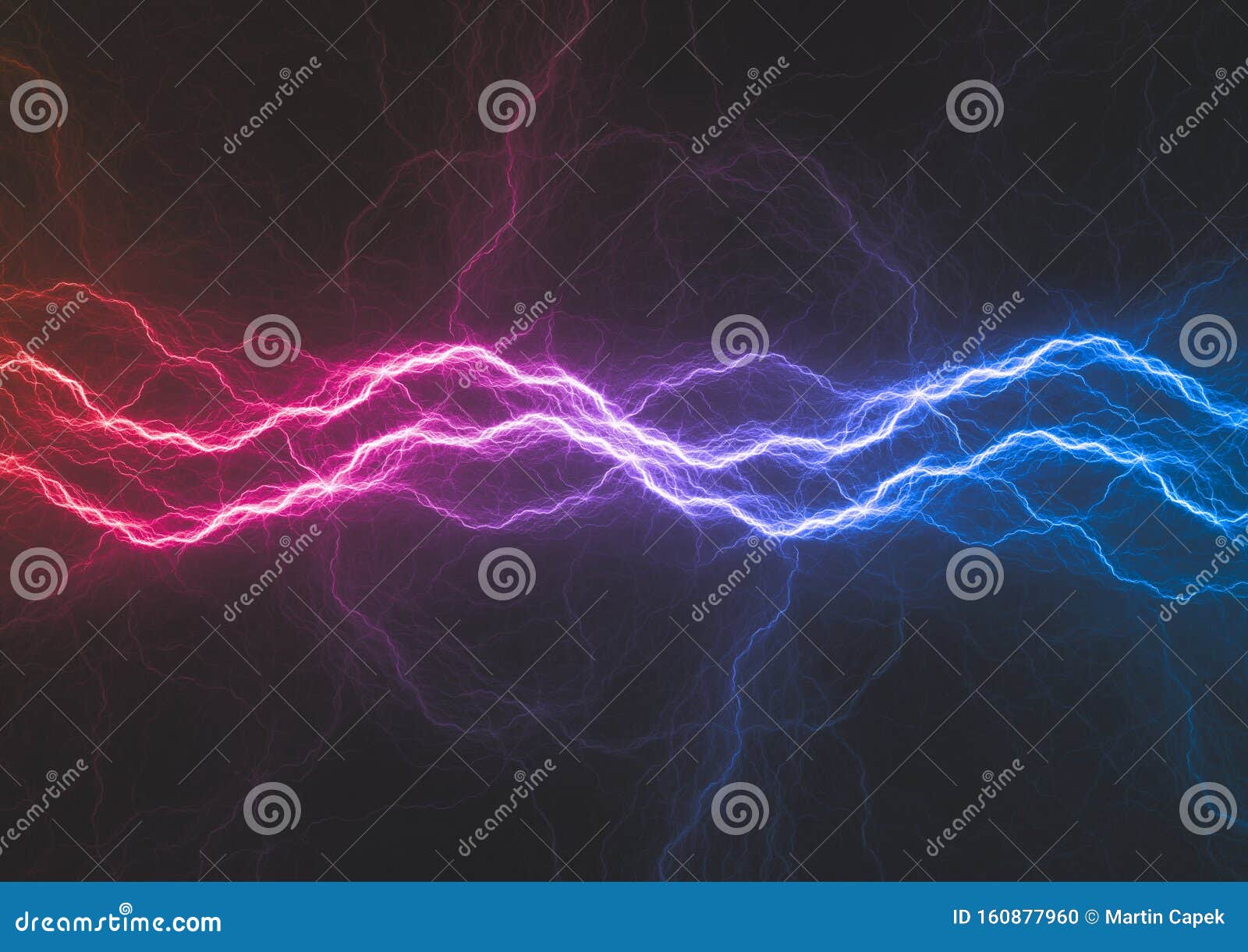 Blue and Purple Plasma, Abstract Electrical Background Stock ...