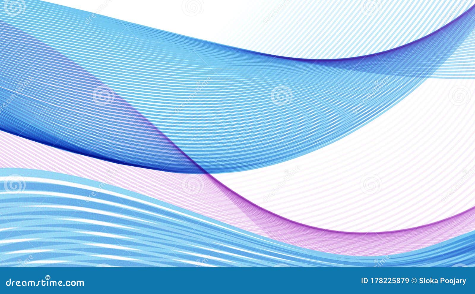 Blue and Purple Waves ,cool and Soothing Website Background 7,simple Wavy  Design,professional Background Stock Illustration - Illustration of cool,  flowing: 178225879