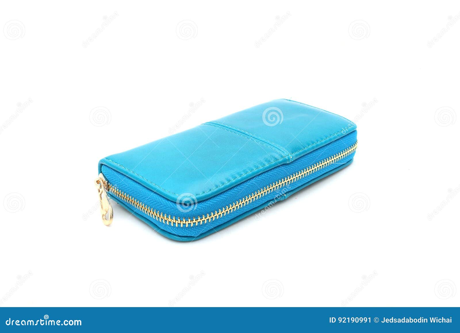 Blue purse on isolated stock image. Image of background 92190991