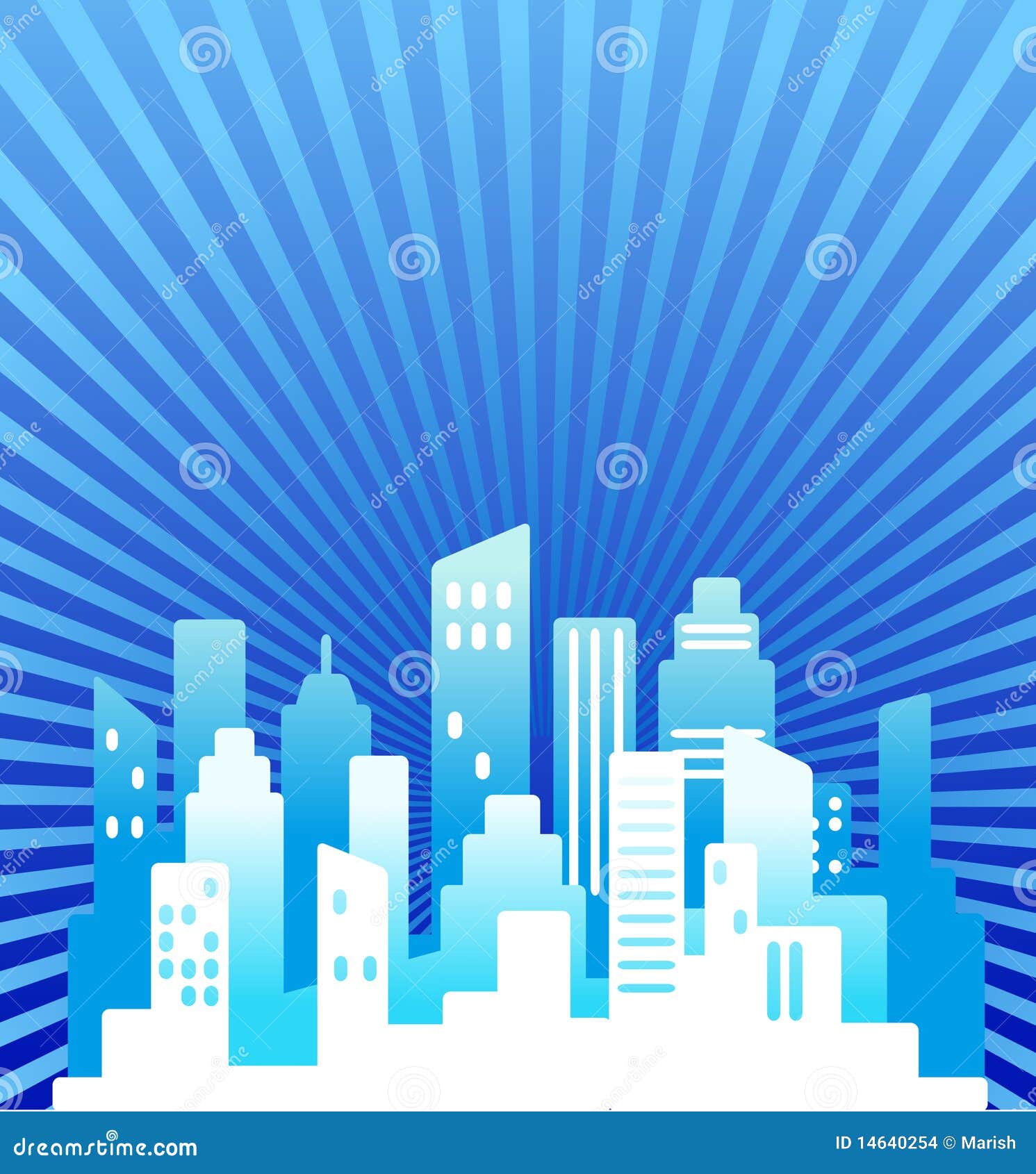 Blue Real Estate Background Stock Images Image 14640254