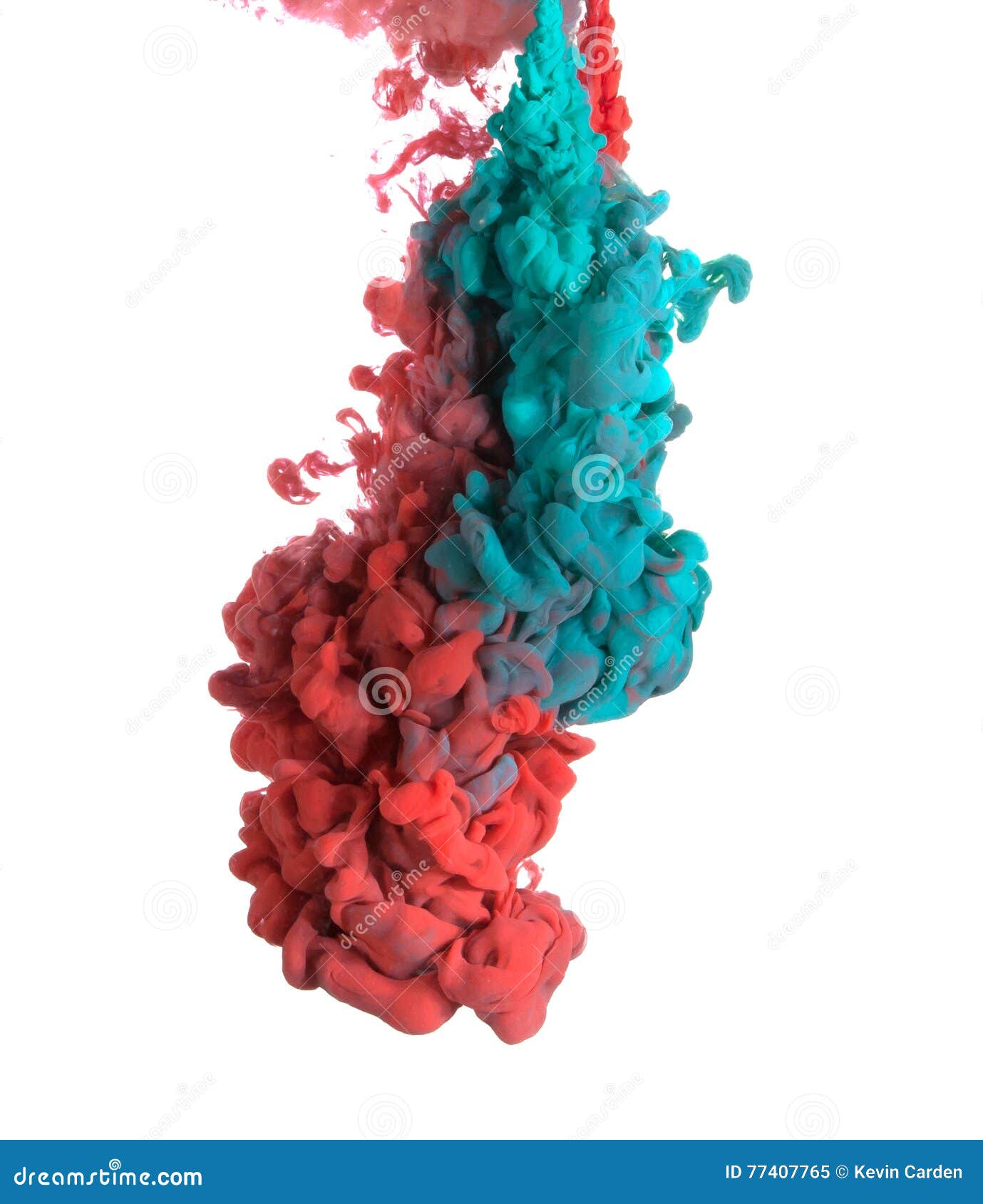 Blue and red paint stock image. Image of splash, wave - 77407765