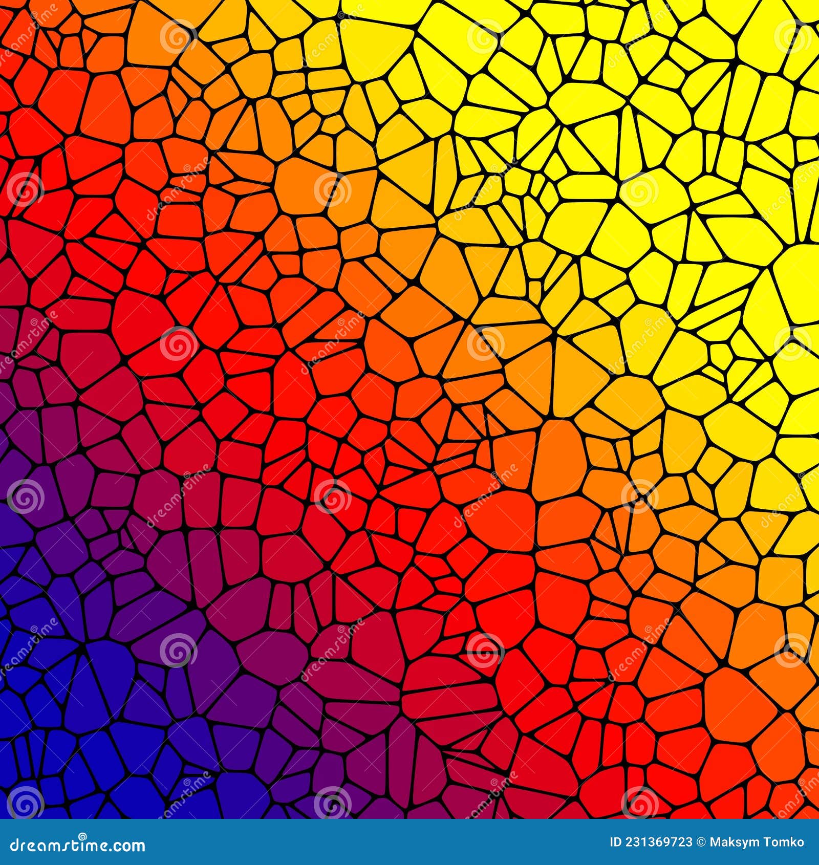 Blue, Red, Yellow Background. Abstract Vector Pattern. Eps 10 Stock