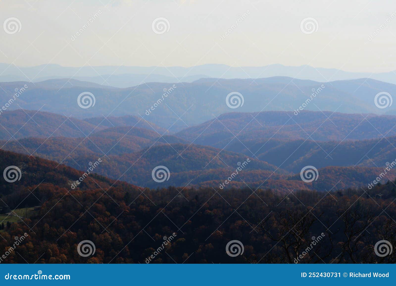 Blue Ridge Mountains, North Carolina Stock Image Image of view, north