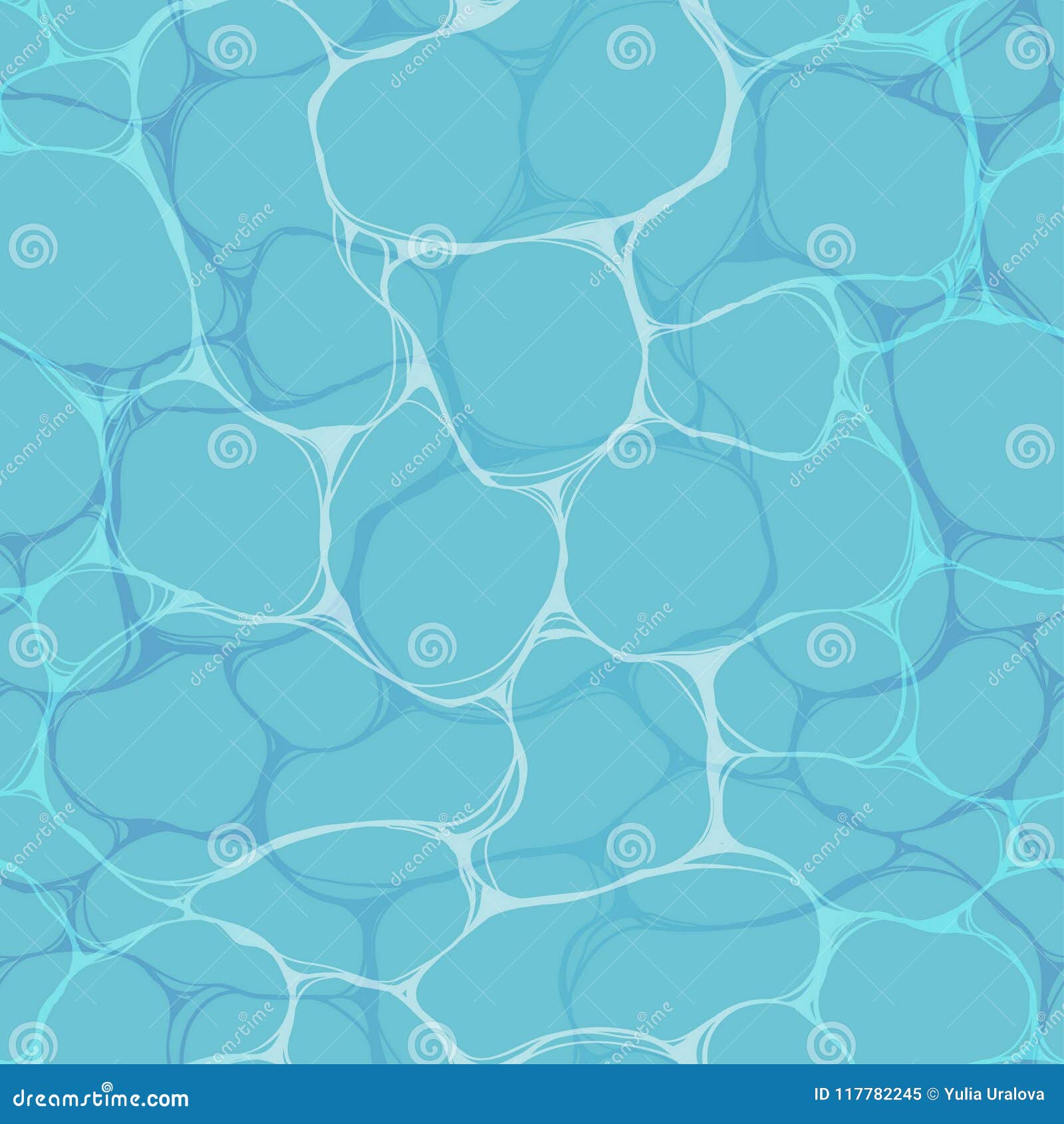 Rippled Water Surface Seamless Repeating Pattern Texture. Stock