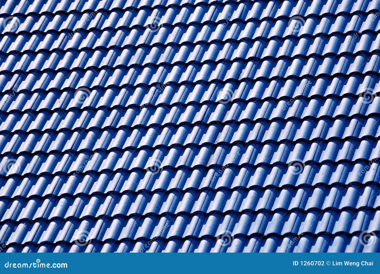 Blue roof tile stock photo. Image of blue, tile, background 1260702
