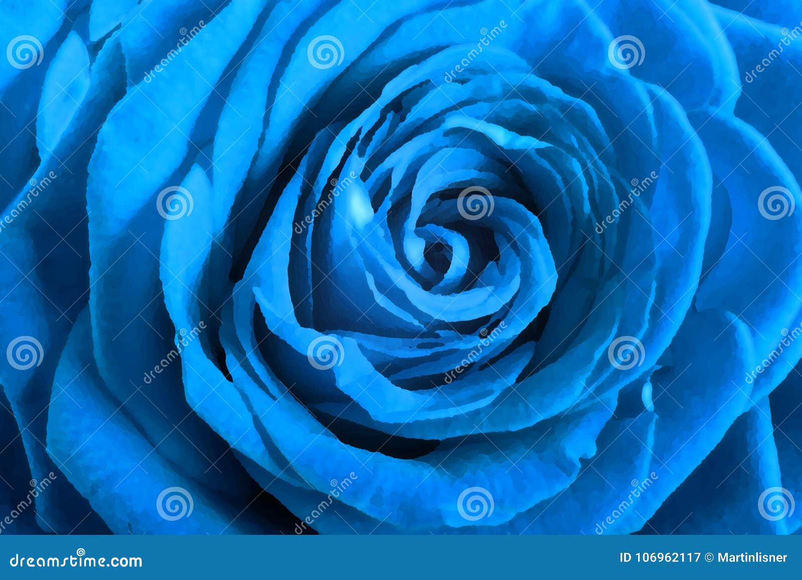 Blue Rose Petals As Background Stock Illustration Illustration of