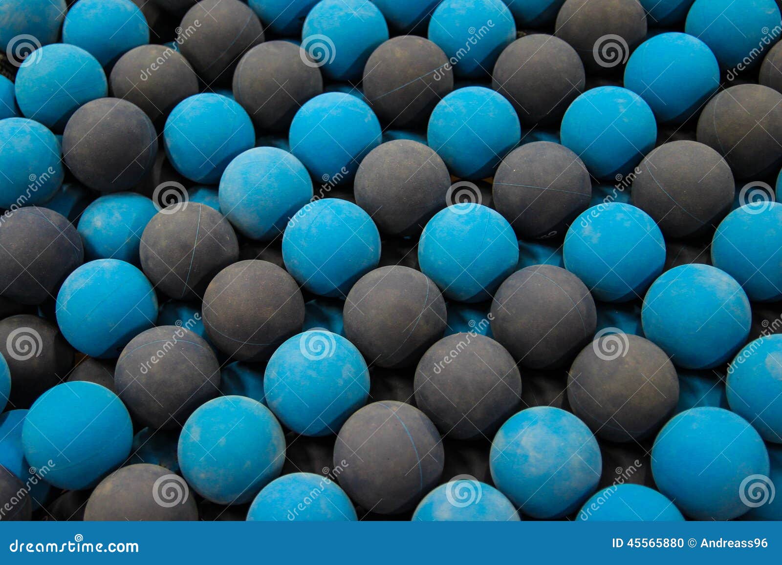 Blue Rubber Balls Fetch stock photo. Image of fetch, light 45565880
