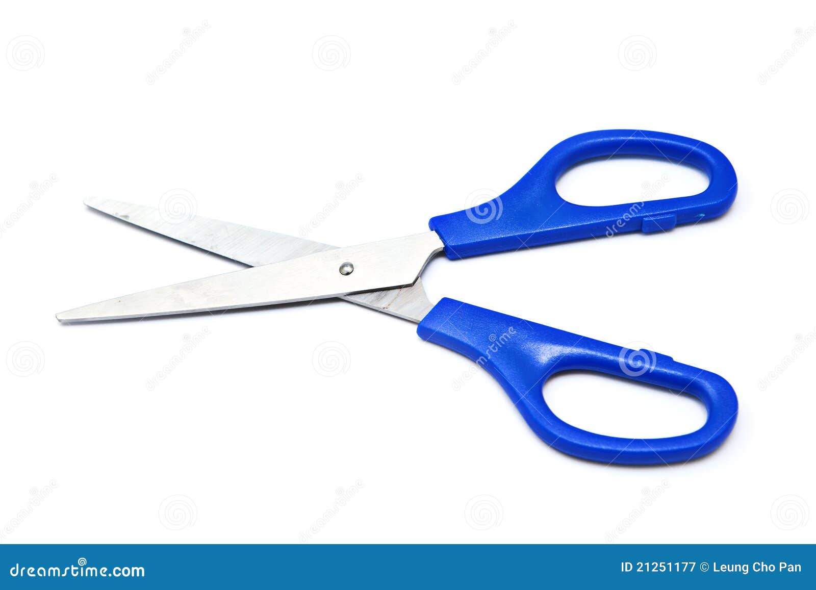 Blue Scissors Royalty Free Stock Photography Image 21251177