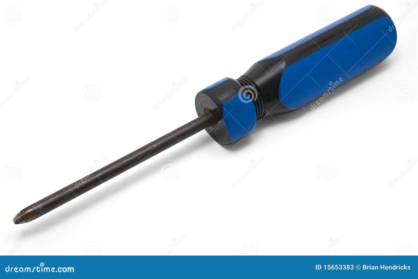 Blue Screwdriver stock image. Image of object, handle 15653383