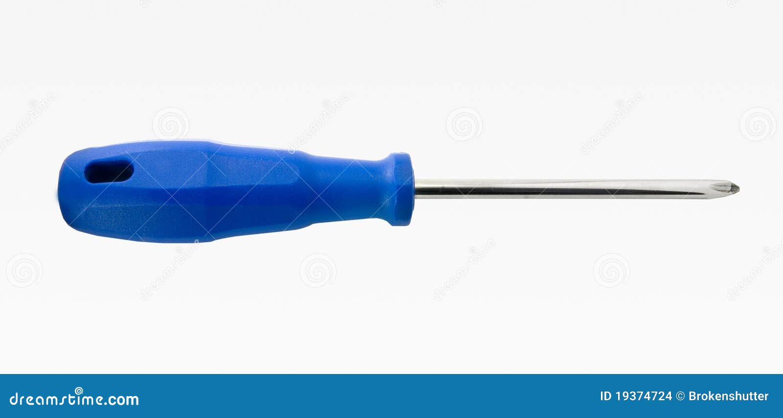 Blue screwdriver stock photo. Image of tighten, equipment 19374724