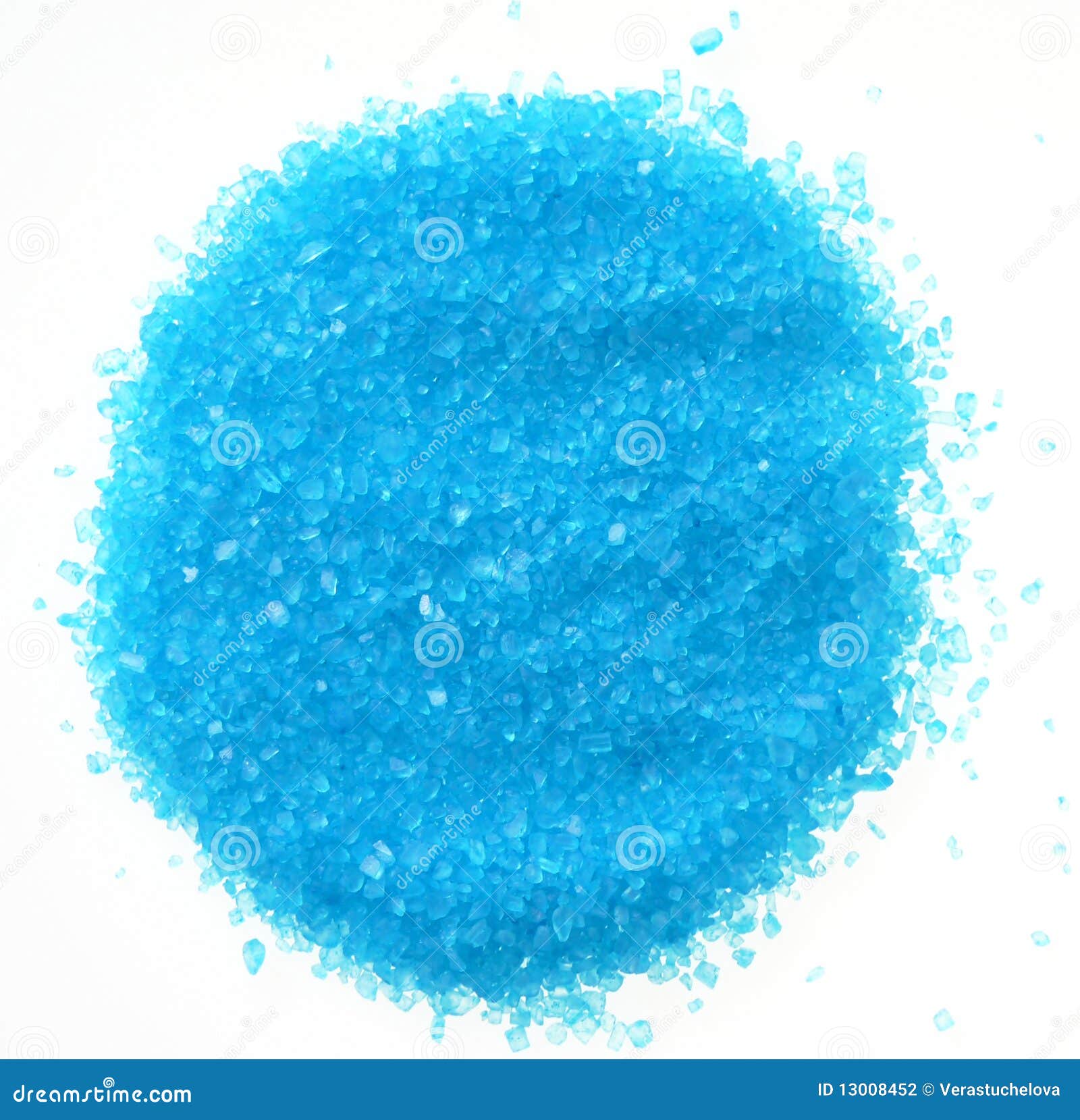 Blue Sea Salt For Bath Isolated Stock Photo Image of close, bathe