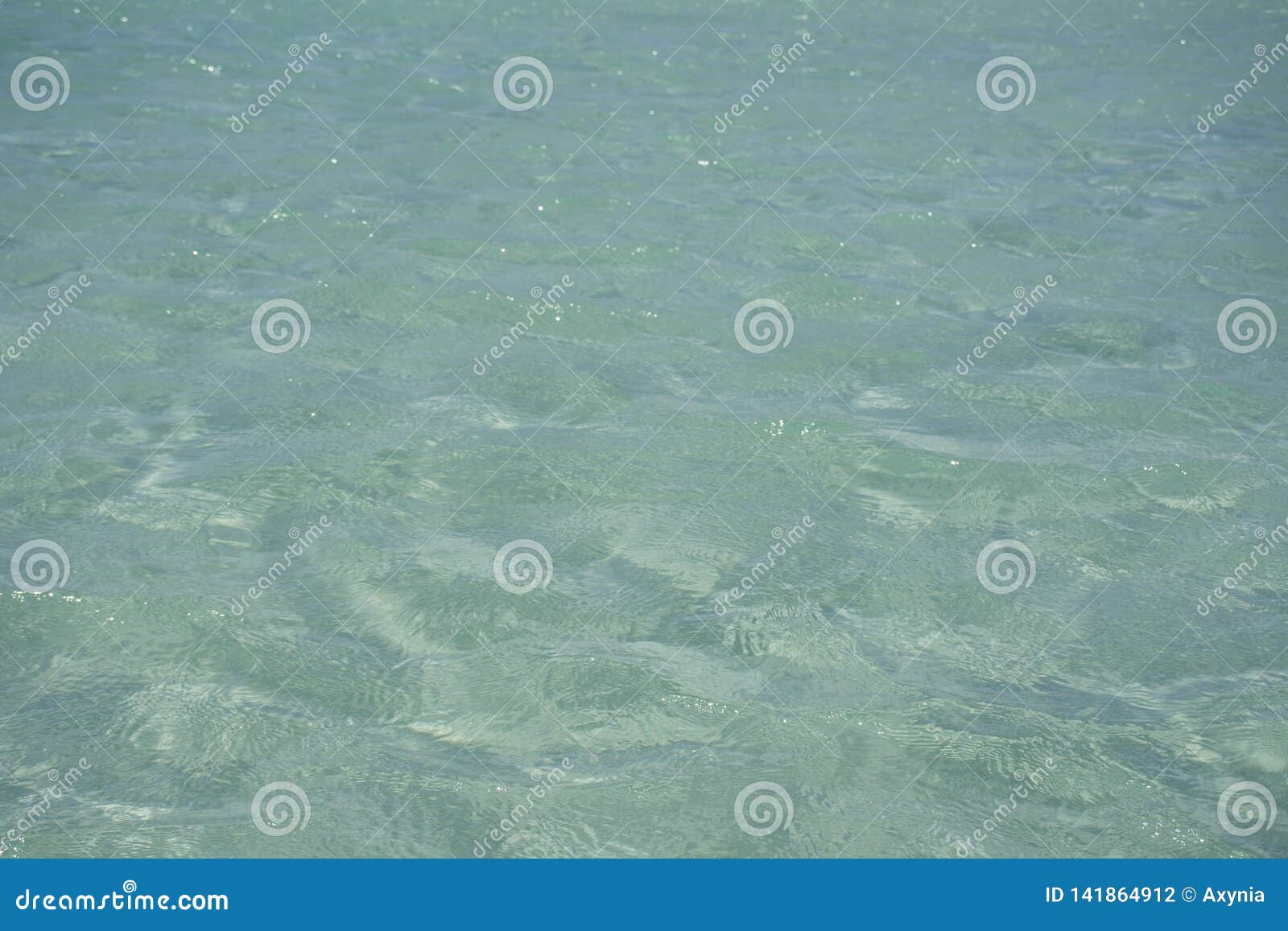 Blue Sea Water Ripple Background. Elafonisi Beach, Crete Island ...