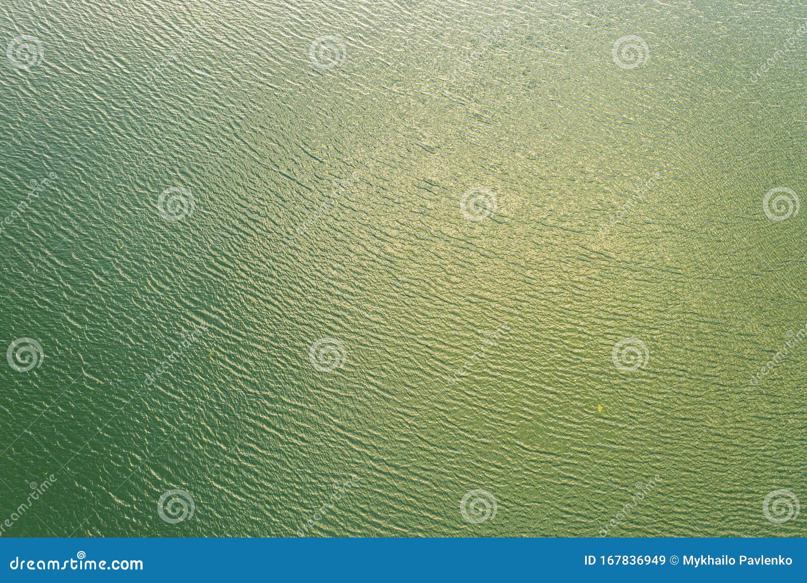 Blue Sea Water Texture Calm And Peaceful Background Top View Stock