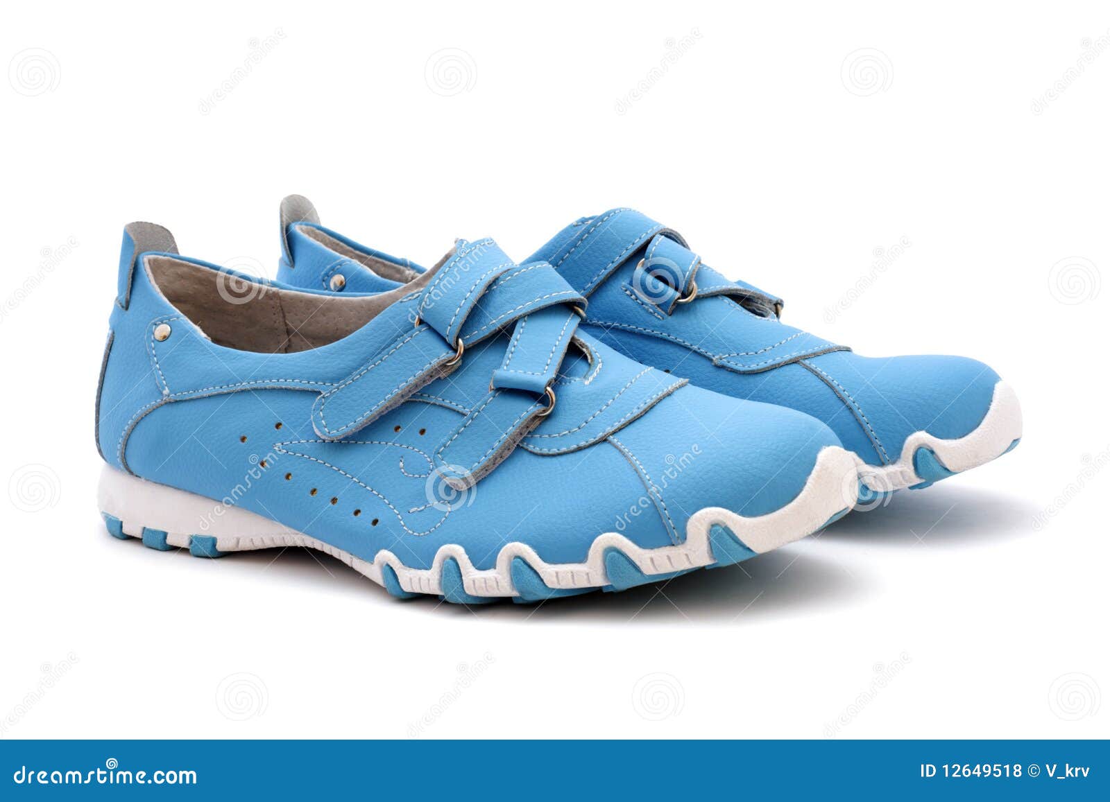 Blue shoe stock photo. Image of accessory, activity, blue - 12649518