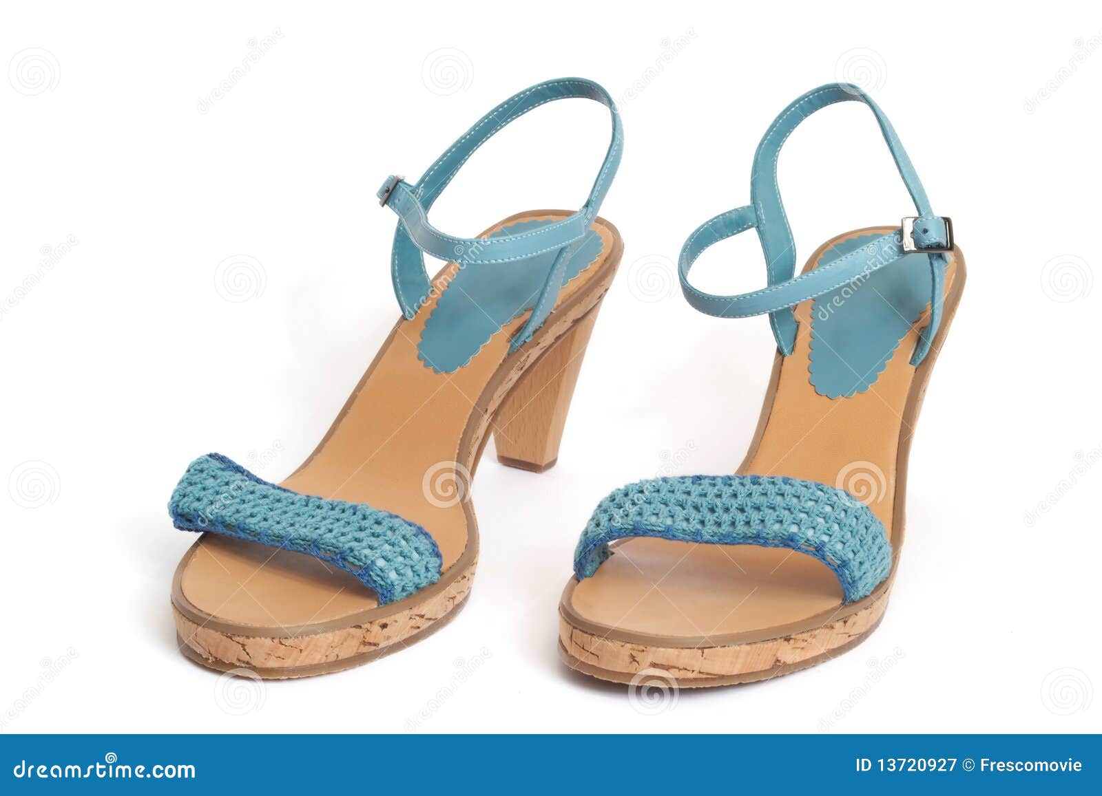 Blue shoe stock image. Image of cutout, blue, casual - 13720927