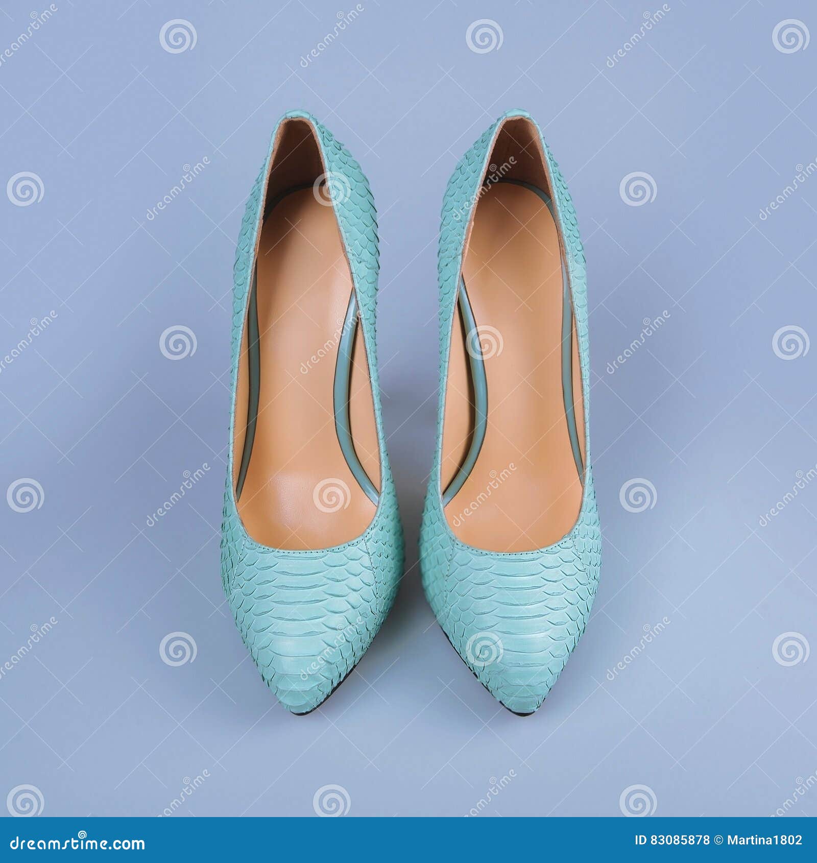 Blue shoes on the white stock photo. Image of casual 83085878